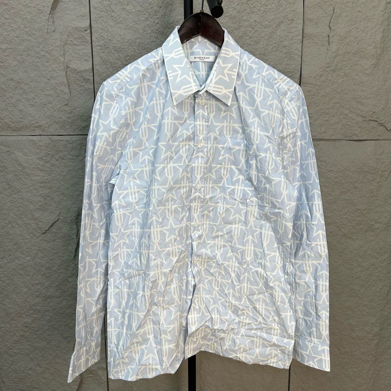 Givenchy Givenchy Star Pattern Button Up Shirt Size M Size US M / EU 48-50 / 2 - 2 Thumbnail