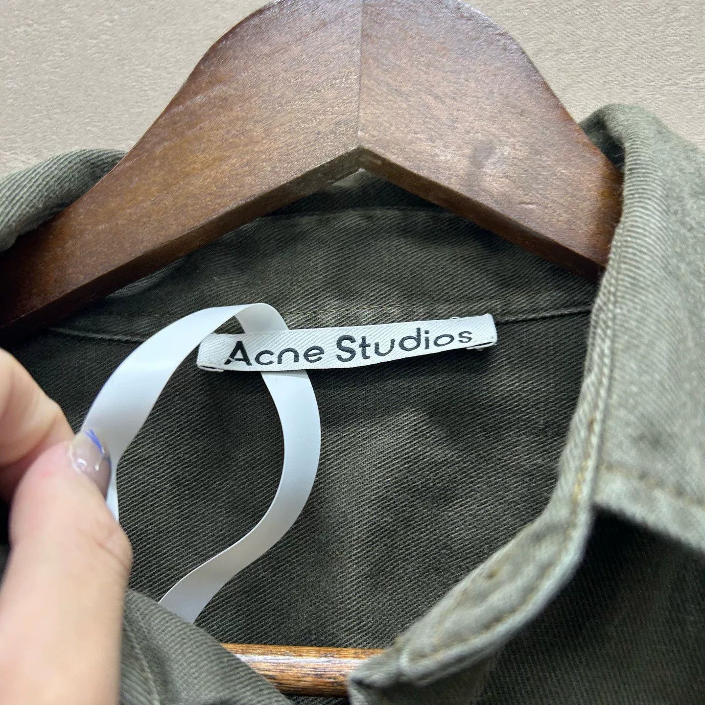 Acne Studios Acne Studios Embroidered Logo Shirt Size S Size US S / EU 44-46 / 1 - 4 Thumbnail