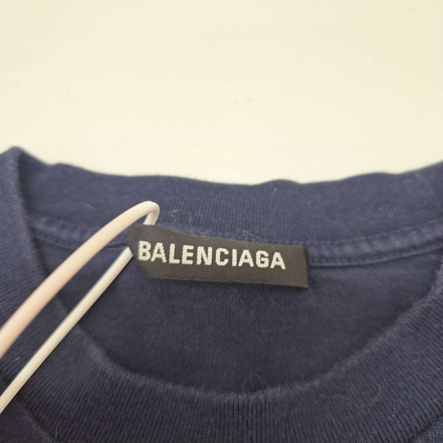 Balenciaga Balenciaga Bonjour Eiffel Tower T-Shirt Size S Size US S / EU 44-46 / 1 - 4 Thumbnail