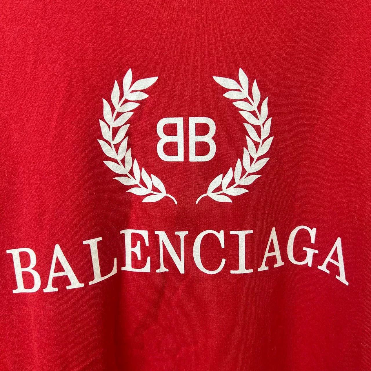 Balenciaga Balenciaga Wheat Logo T-Shirt Size XS Size US XS / EU 42 / 0 - 4 Thumbnail