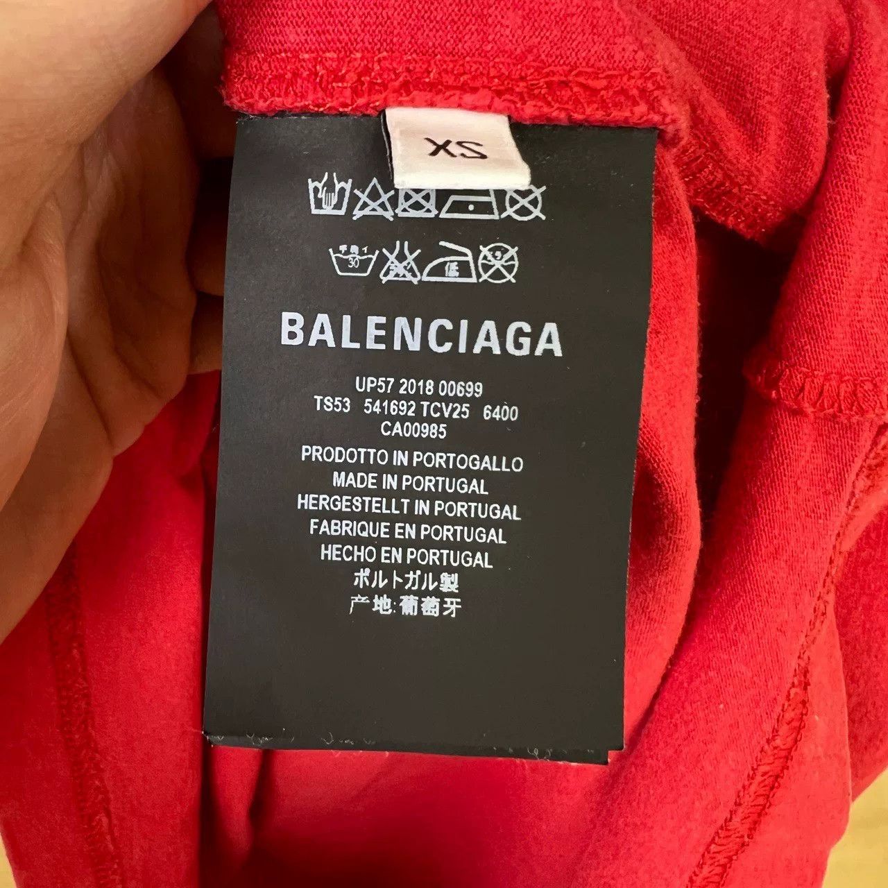 Balenciaga Balenciaga Wheat Logo T-Shirt Size XS Size US XS / EU 42 / 0 - 6 Thumbnail