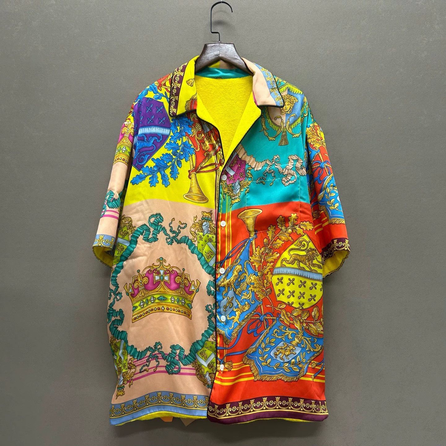 Versace Versace Baroque Print Button Up Shirt Size M Size US M / EU 48-50 / 2 - 2 Thumbnail