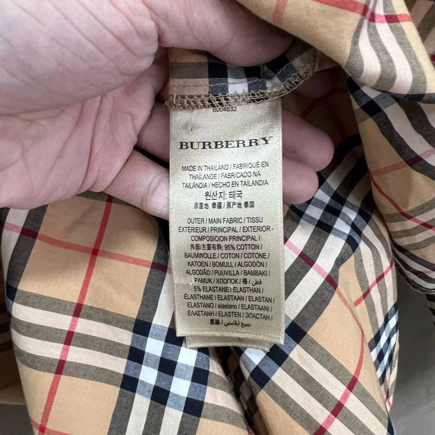Burberry Burberry Classic Check Long Sleeve Shirt Size XS Size US XS / EU 42 / 0 - 5 Thumbnail