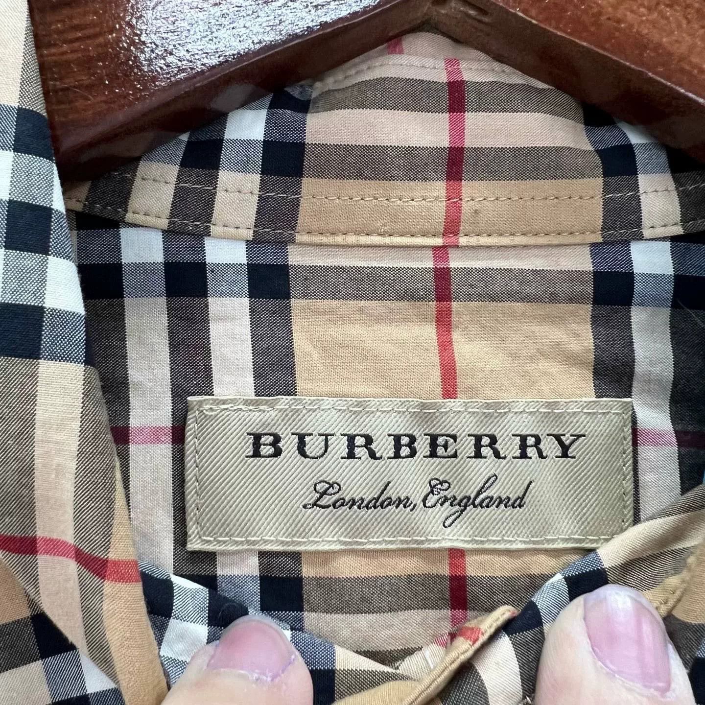Burberry Burberry Classic Check Long Sleeve Shirt Size XS Size US XS / EU 42 / 0 - 4 Thumbnail