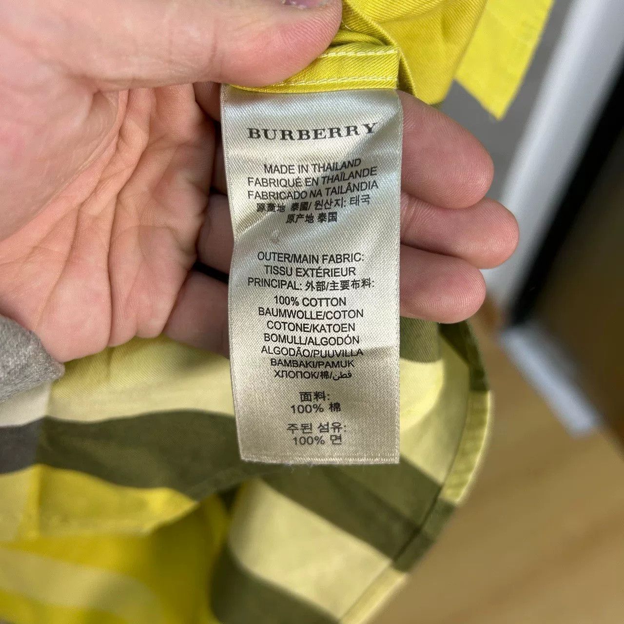 Burberry Burberry Brit Plaid Long Sleeve Shirt Size M Size US M / EU 48-50 / 2 - 5 Thumbnail