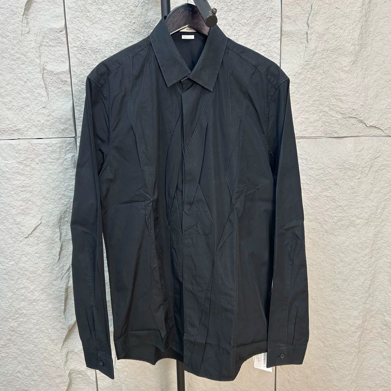 Balenciaga Balenciaga Black Button Up Shirt Size M Size US M / EU 48-50 / 2 - 2 Thumbnail