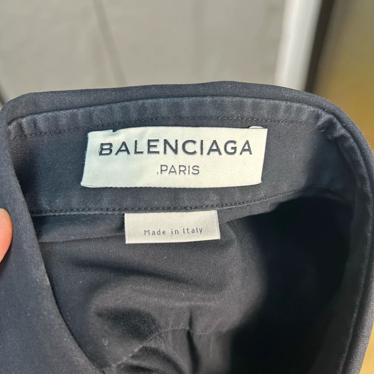 Balenciaga Balenciaga Black Button Up Shirt Size M Size US M / EU 48-50 / 2 - 4 Thumbnail