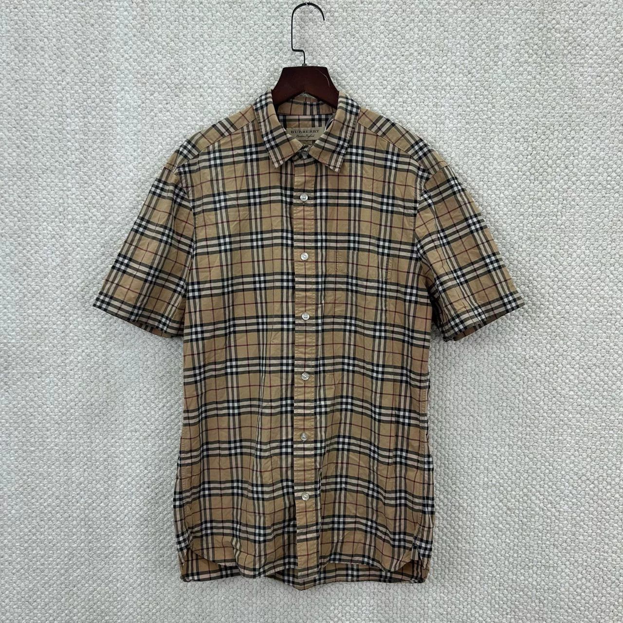 Burberry Burberry Classic Check Short Sleeve Shirt Size M Size US M / EU 48-50 / 2 - 2 Thumbnail