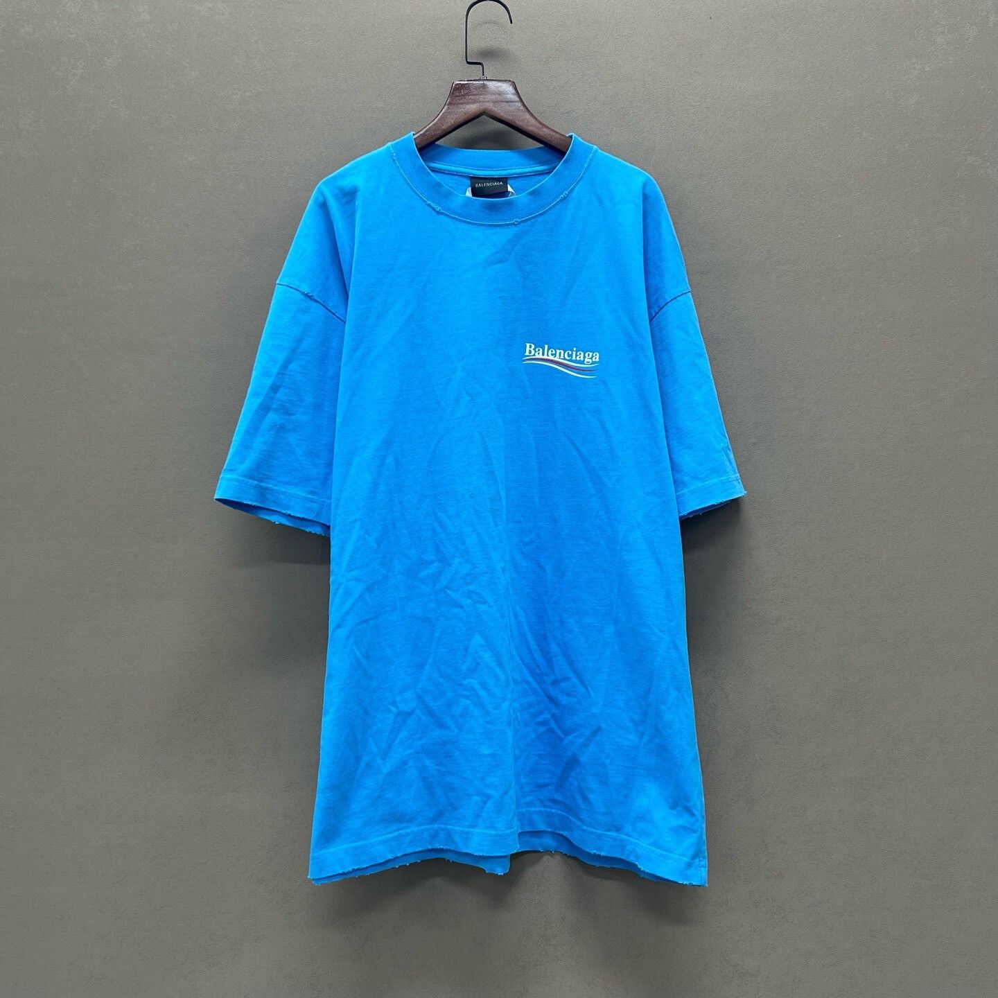 Balenciaga Balenciaga Wave Logo T-Shirt Size S Size US S / EU 44-46 / 1 - 2 Thumbnail