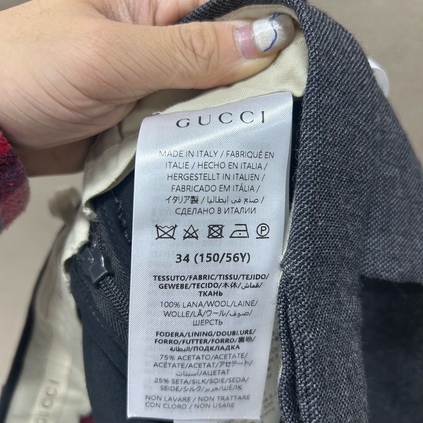 Gucci Gucci Grey Wool Shorts Size 34 Size 24" / US 00 / IT 34 - 5 Thumbnail
