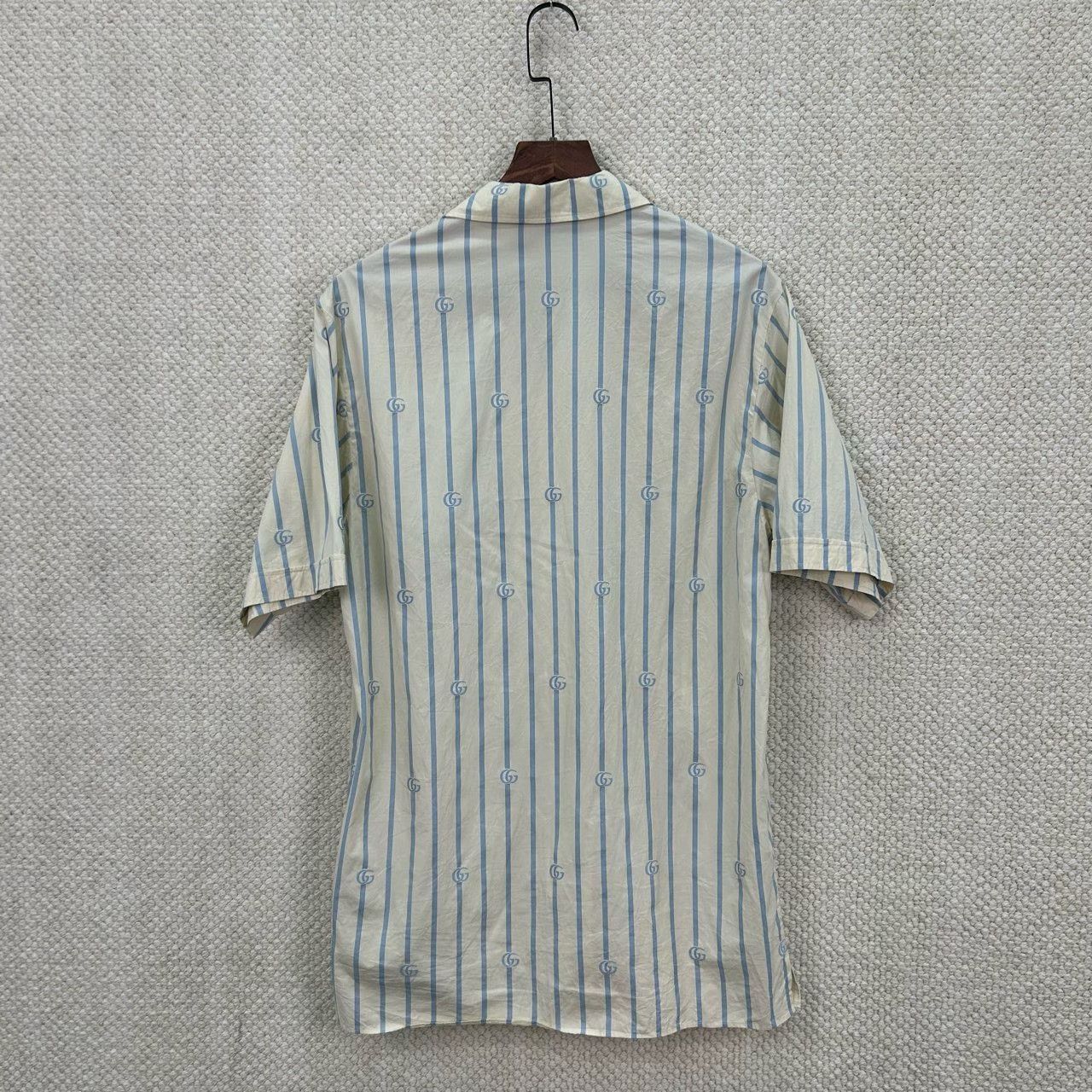Gucci Gucci Stripe Logo Short Sleeve Shirt US S Size US S / EU 44-46 / 1 - 3 Thumbnail