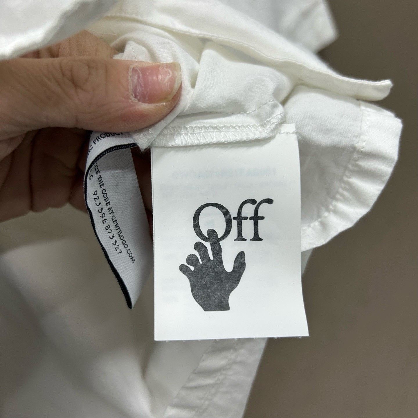Off-White Off-White Bohemian Blur Short Sleeve Shirt Size S Size US S / EU 44-46 / 1 - 5 Thumbnail