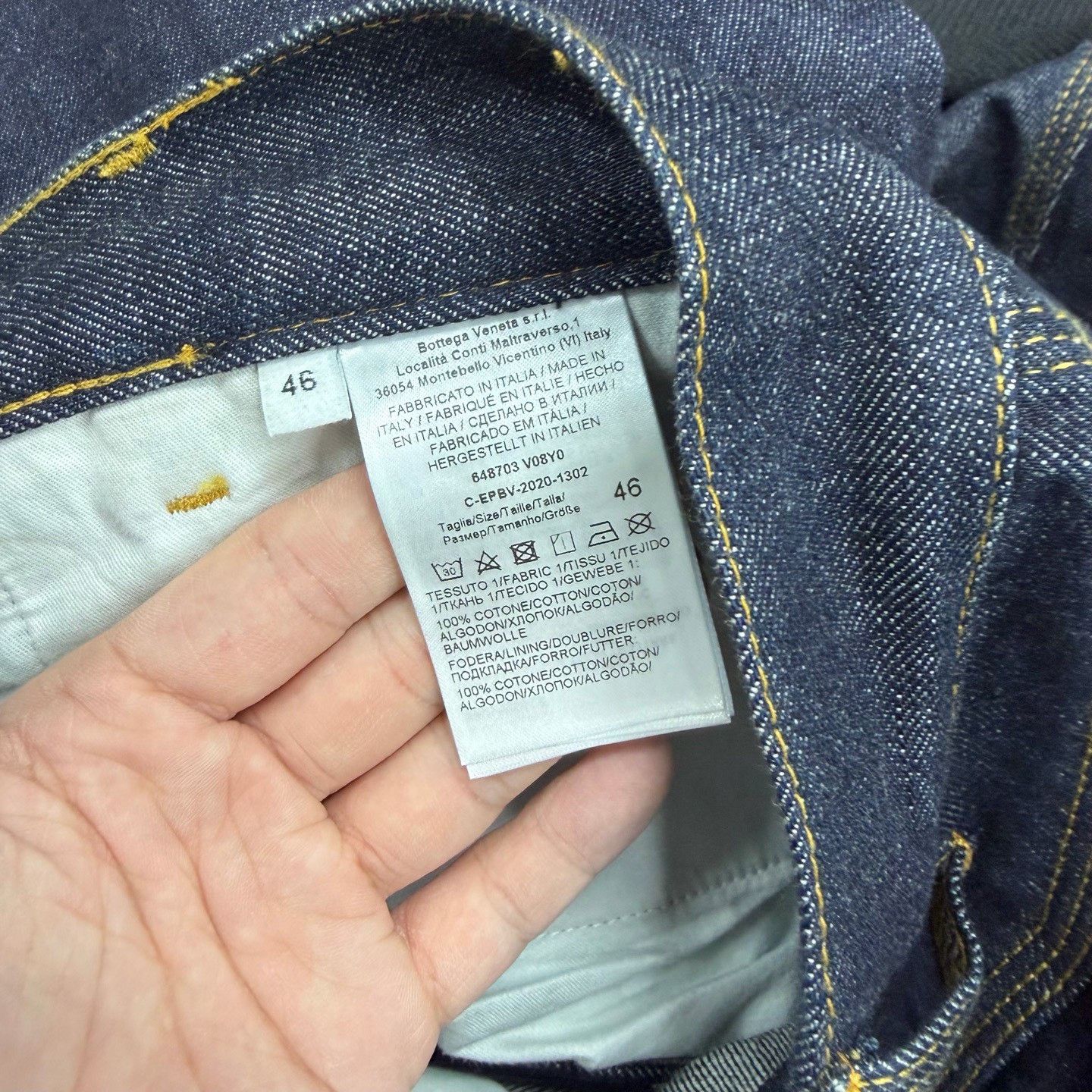 Bottega Veneta Bottega Veneta Curved Seam Denim Jeans Size 30 Size US 30 / EU 46 - 6 Thumbnail