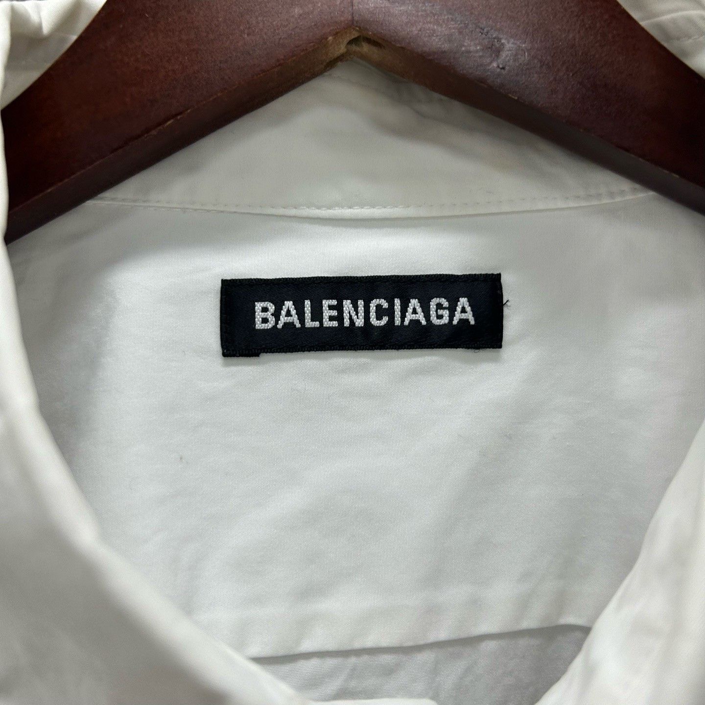 Balenciaga Balenciaga Wave Logo Button Up Shirt Size S Size US S / EU 44-46 / 1 - 5 Thumbnail