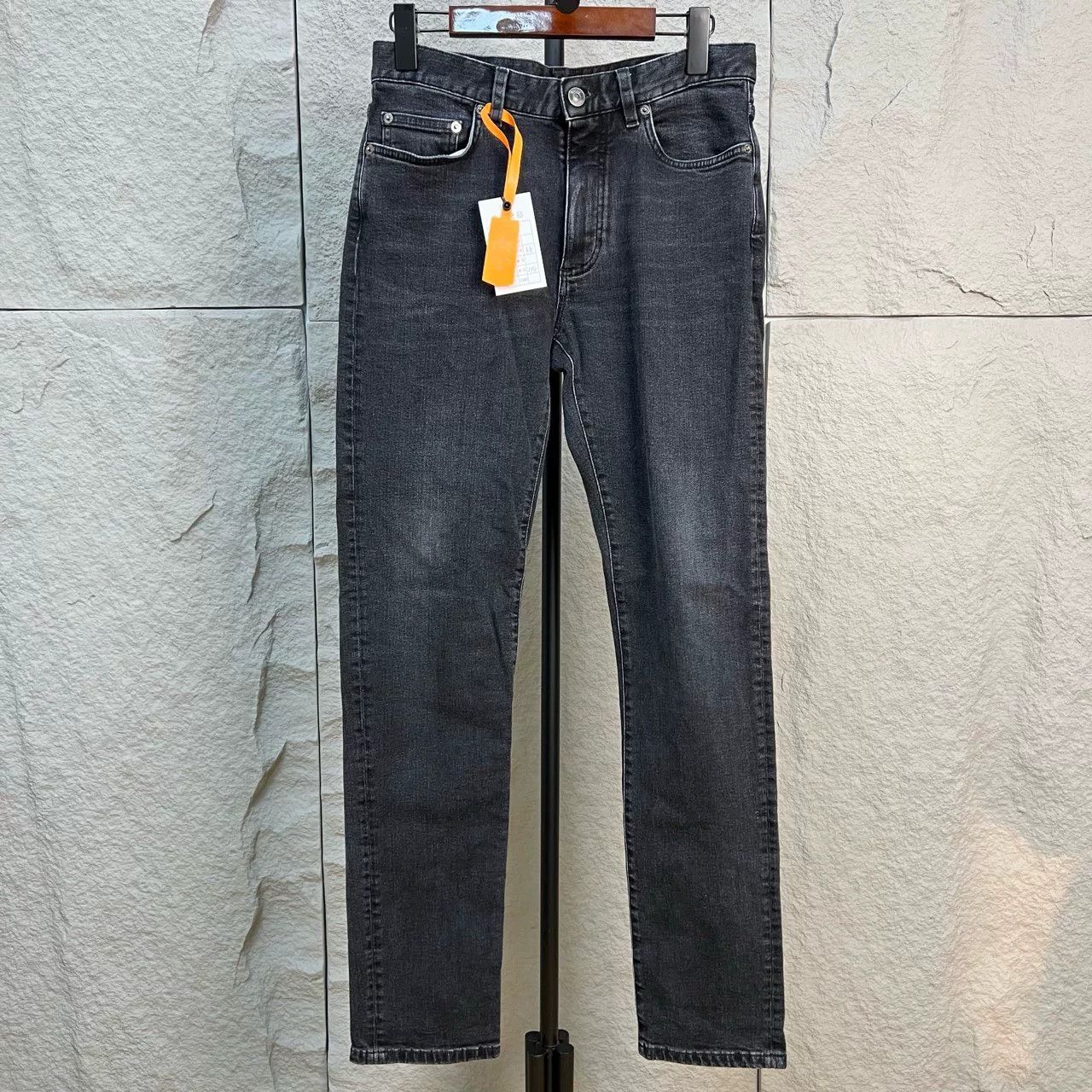 Z Zegna Zegna Black Washed Denim Jeans Size 30 Size US 30 / EU 46 - 2 Thumbnail