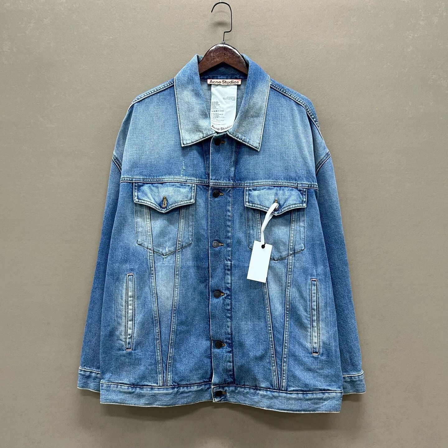 Acne Studios Acne Studios Blue Denim Jacket Size M Size US M / EU 48-50 / 2 - 2 Thumbnail