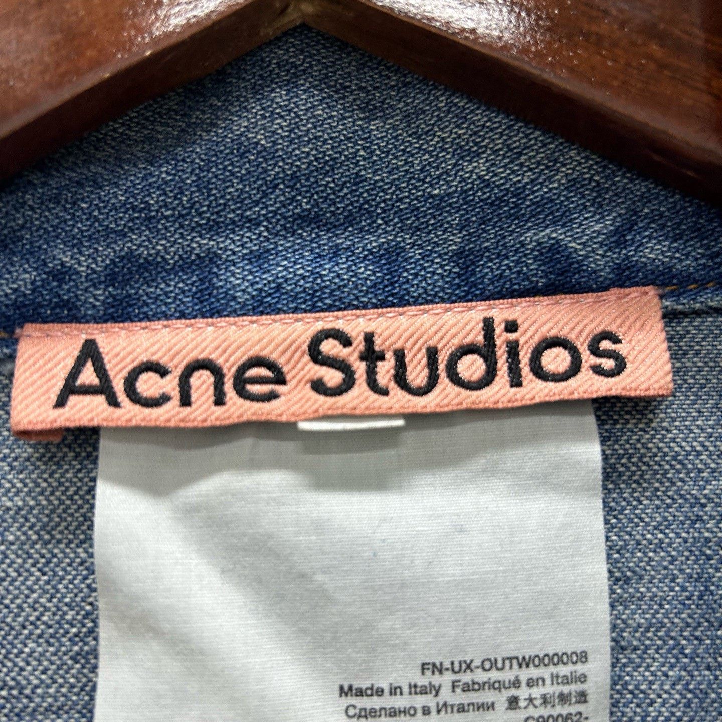 Acne Studios Acne Studios Blue Denim Jacket Size M Size US M / EU 48-50 / 2 - 4 Thumbnail