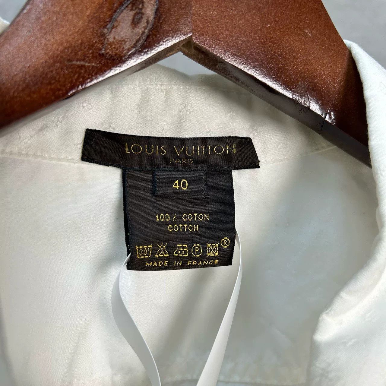 Louis Vuitton Louis Vuitton Monogram Cotton Button Up Shirt Size 40 Size M / US 6-8 / IT 42-44 - 4 Thumbnail