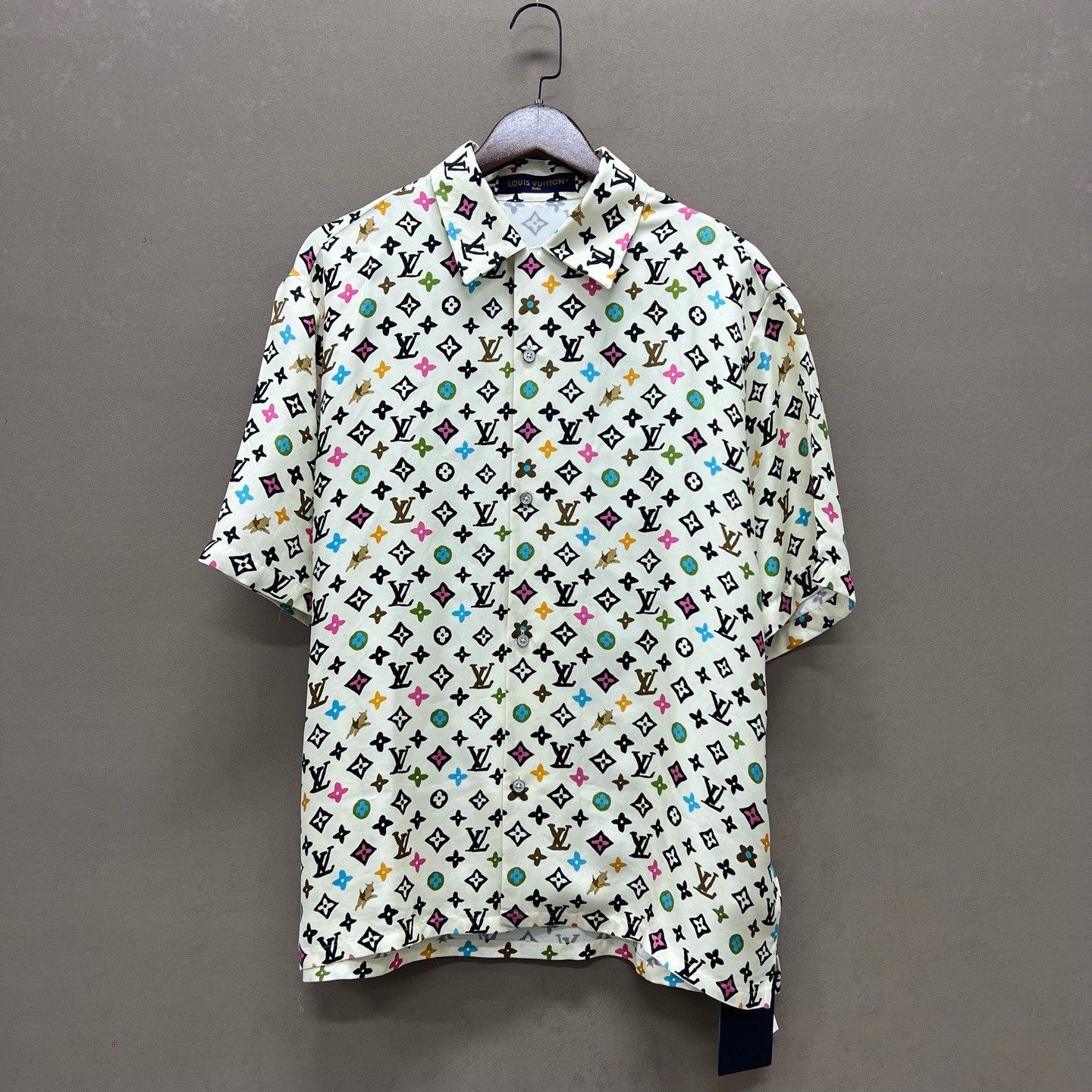 Louis Vuitton Louis Vuitton Monogram Silk Shirt Size L Size US L / EU 52-54 / 3 - 2 Thumbnail