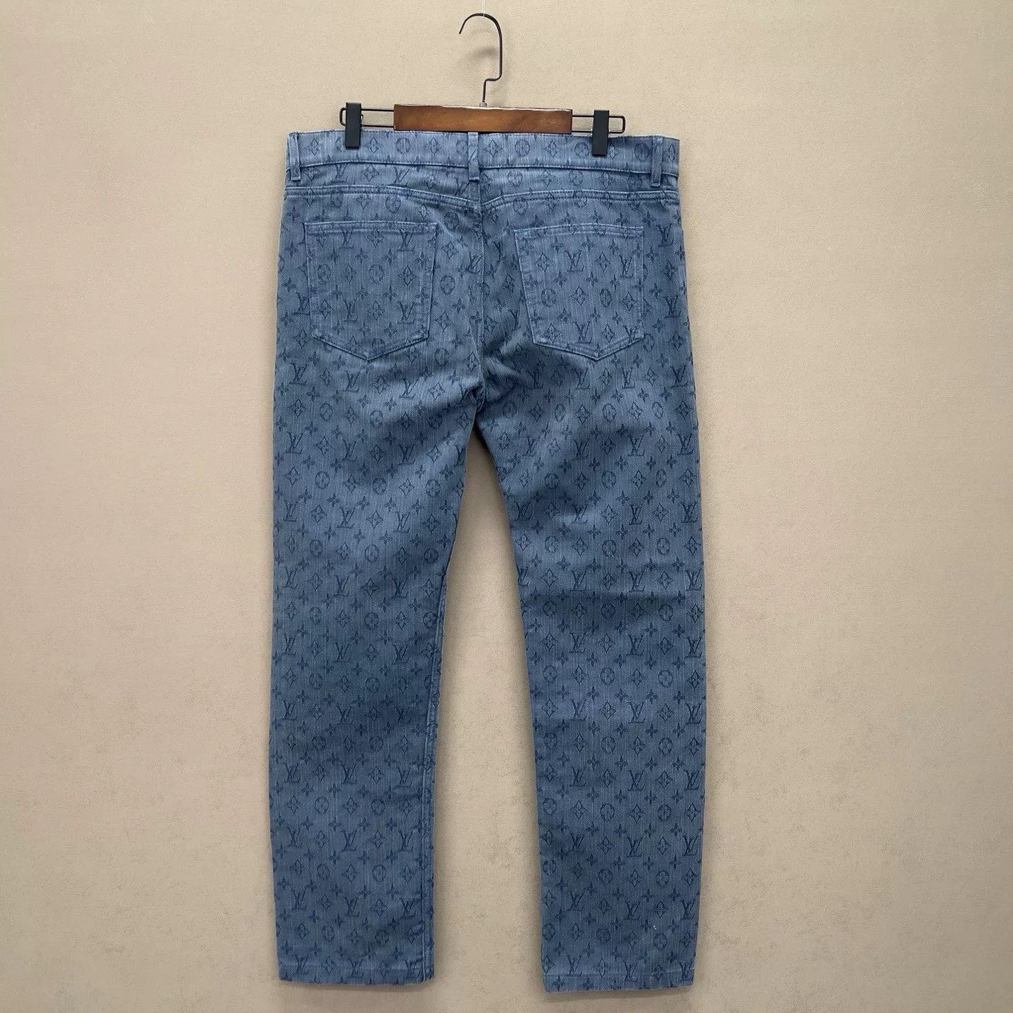 Louis Vuitton Louis Vuitton Monogram Denim Jeans Size 33 Size US 33 - 3 Thumbnail