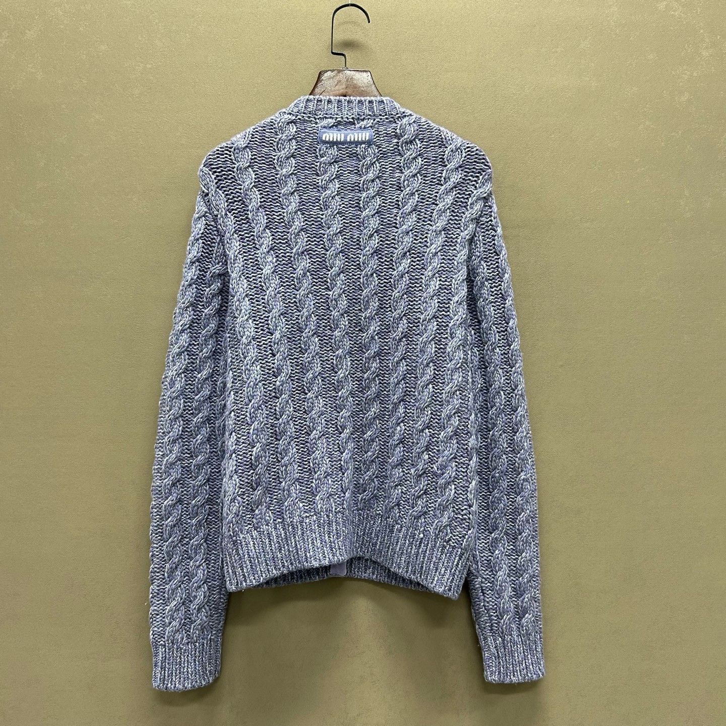 Miu Miu Miu Miu Cable Knit Cardigan Size 38 Size XS / US 0-2 / IT 36-38 - 3 Thumbnail