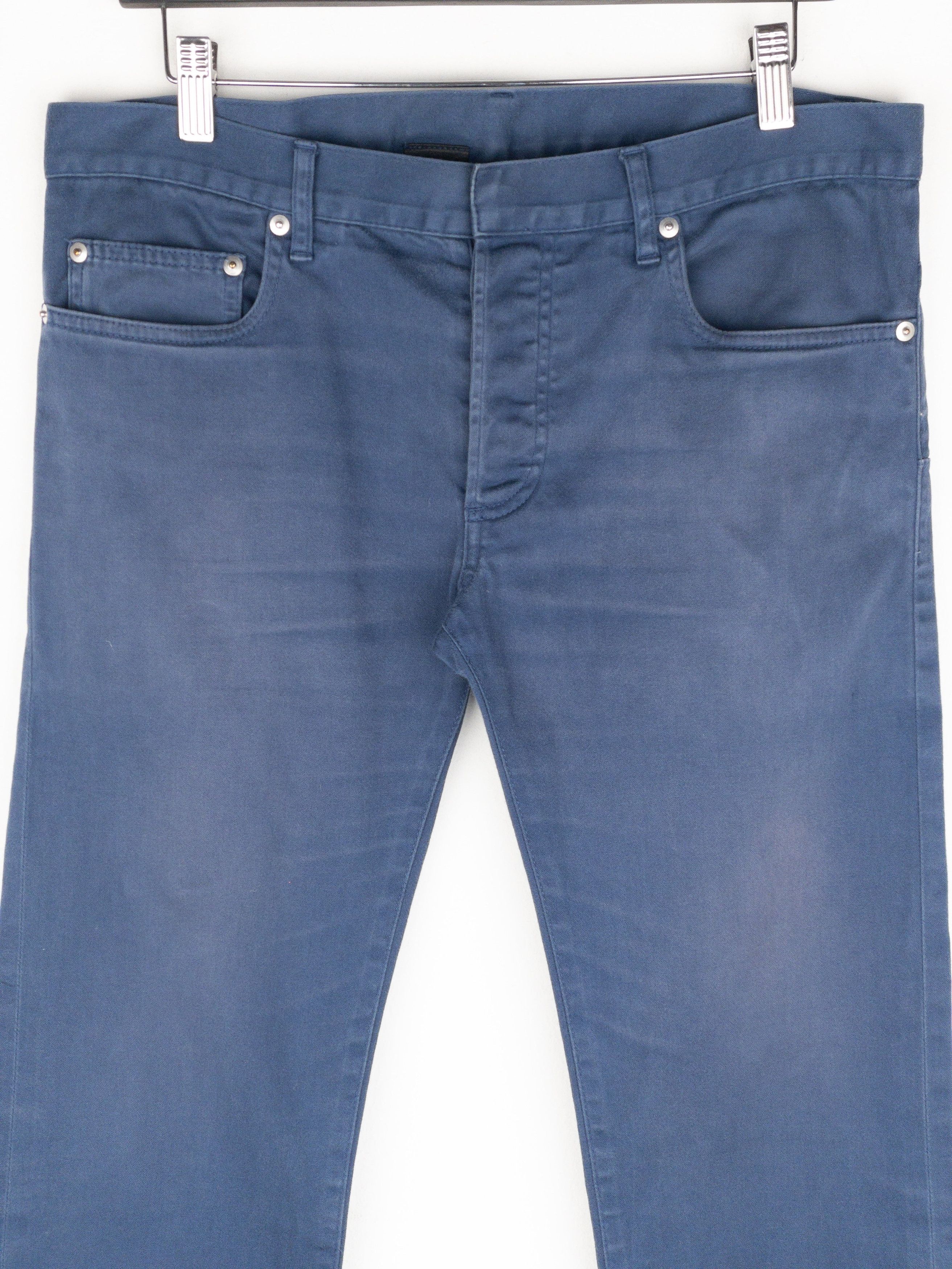 Dior Homme by Hedi Slimane Raw Denim Jeans Size US 32 / EU 48 - 3 Thumbnail