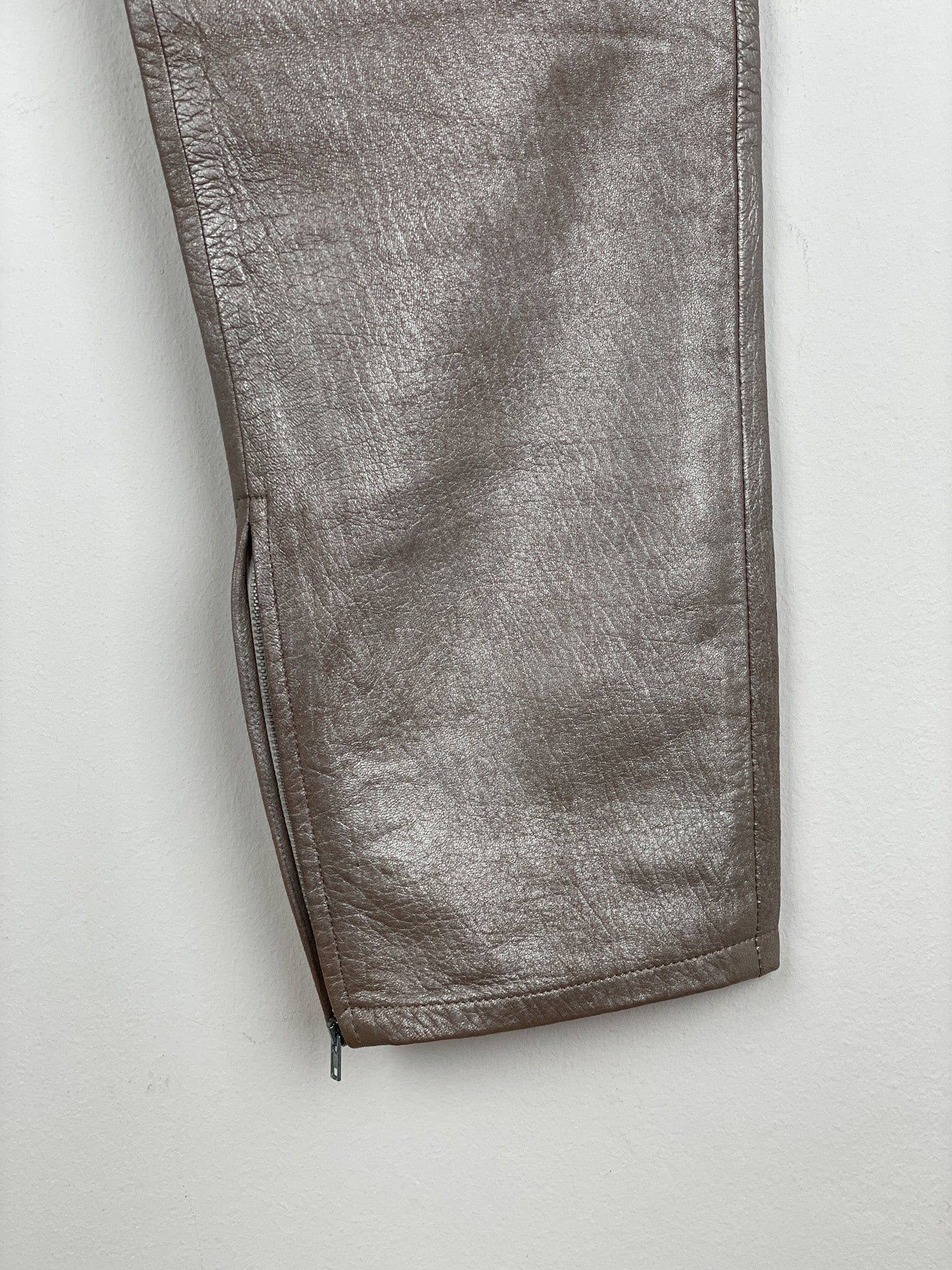 Helmut Lang AW99 Leather Astro Biker Pants Size US 40 / EU 56 - 16 Thumbnail