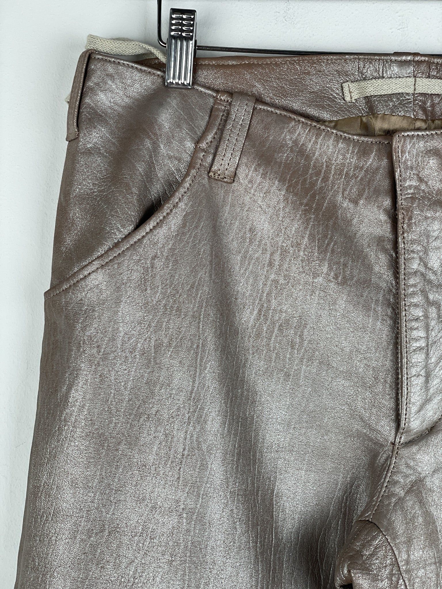 Helmut Lang AW99 Leather Astro Biker Pants Size US 40 / EU 56 - 5 Thumbnail