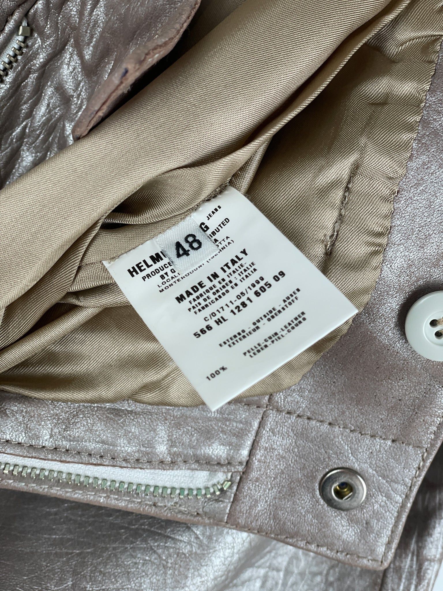 Helmut Lang AW99 Leather Astro Biker Pants Size US 40 / EU 56 - 13 Thumbnail