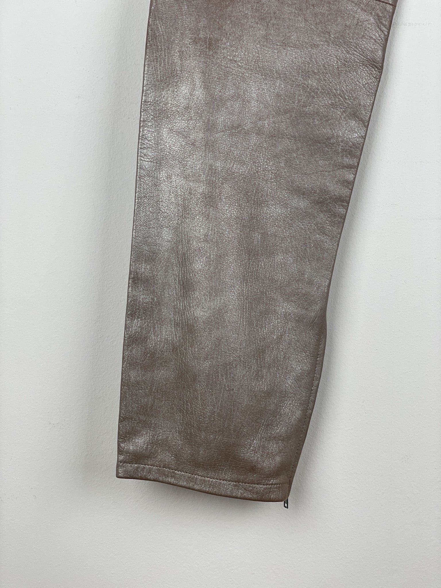 Helmut Lang AW99 Leather Astro Biker Pants Size US 40 / EU 56 - 17 Thumbnail