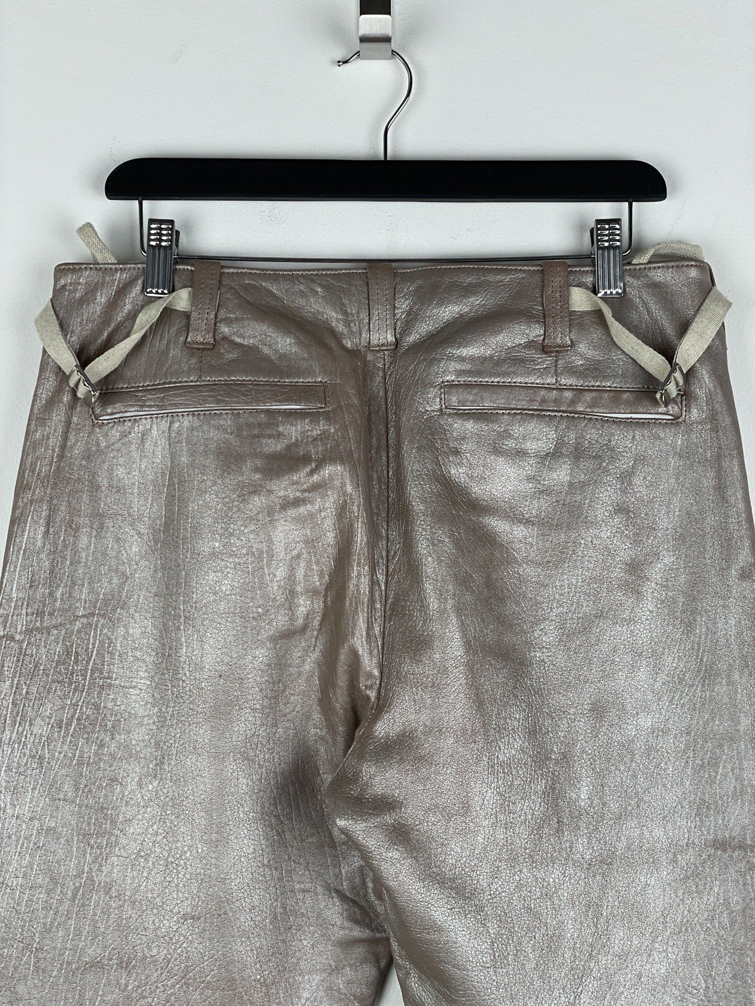 Helmut Lang AW99 Leather Astro Biker Pants Size US 40 / EU 56 - 8 Thumbnail