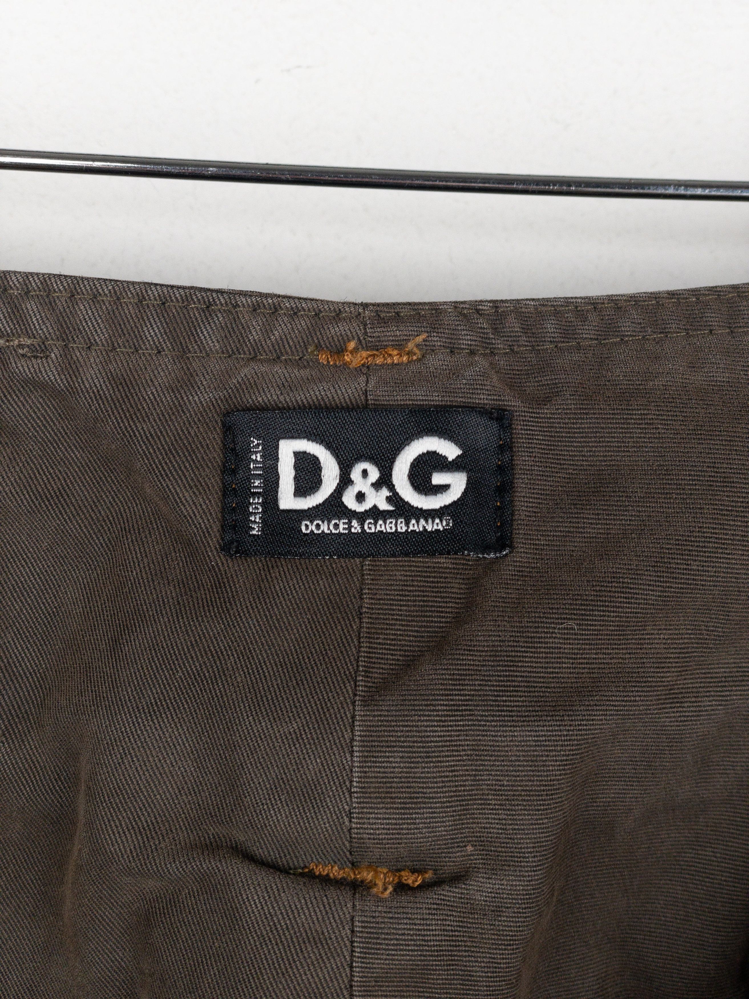 Dolce & Gabbana AW03 Double Waist Denim Cargo Pants Size US 32 / EU 48 - 7 Thumbnail