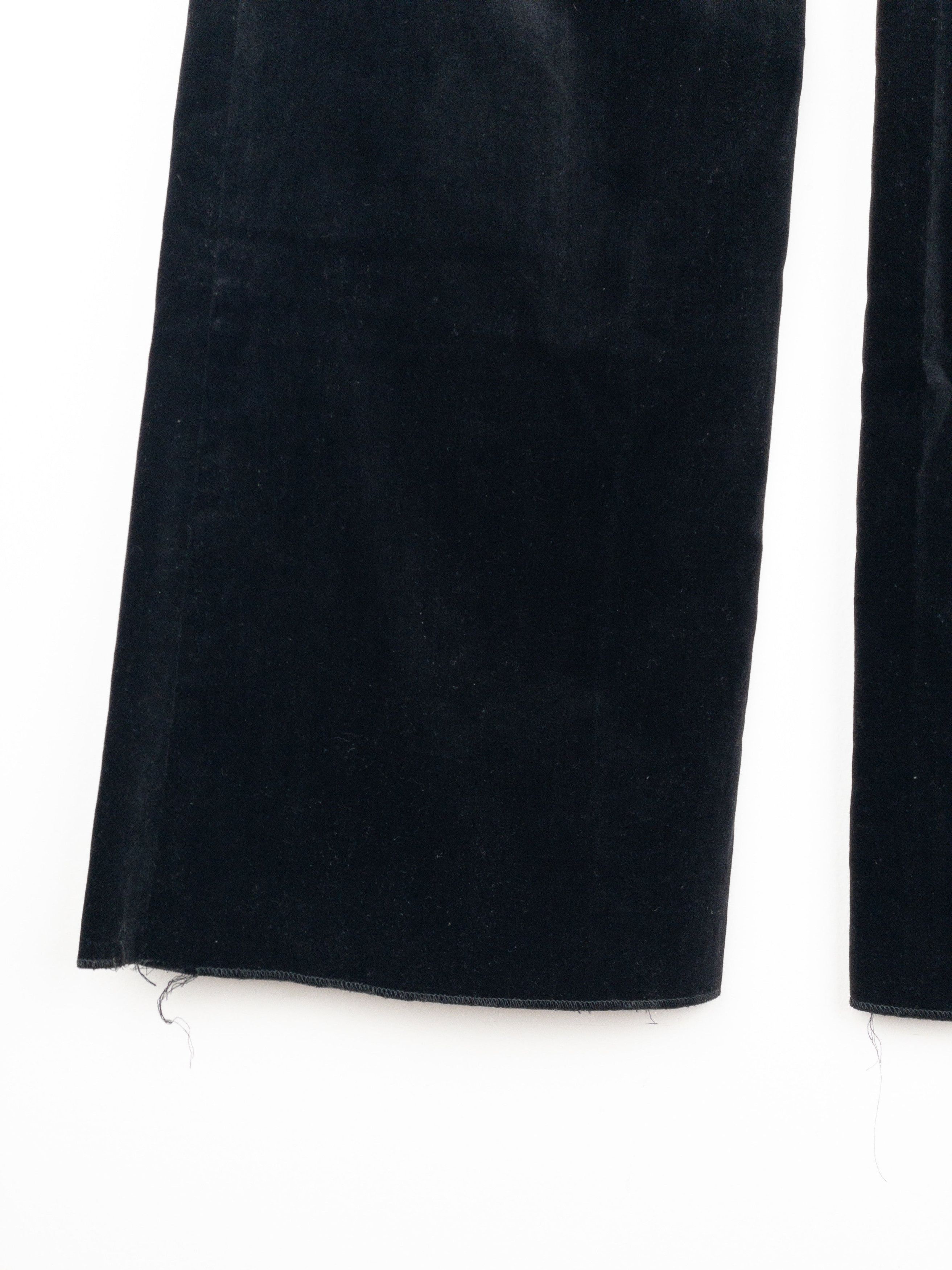 Gucci by Tom Ford 2000s Flared Velvet Pants Size 32" / US 10 / IT 46 - 4 Thumbnail