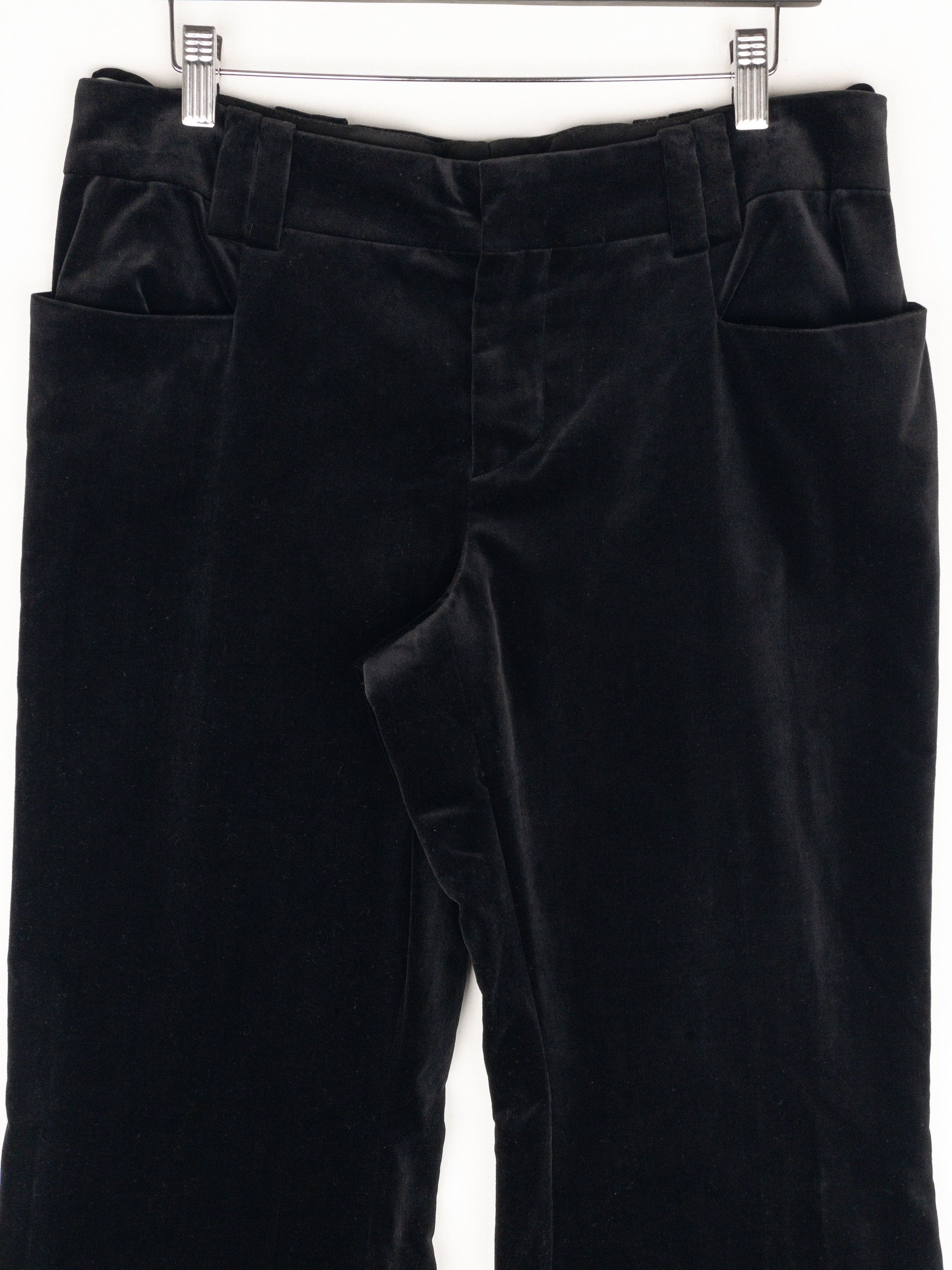 Gucci by Tom Ford 2000s Flared Velvet Pants Size 32" / US 10 / IT 46 - 3 Thumbnail
