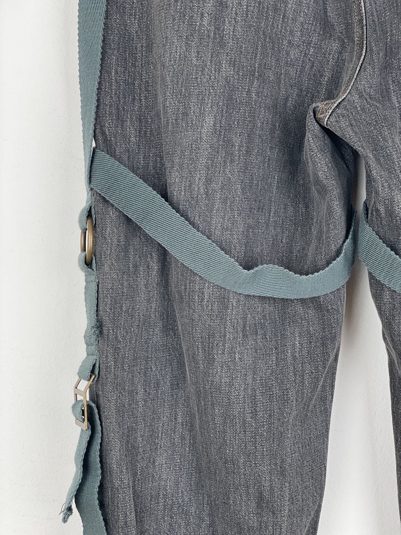 Dolce & Gabbana AW03 Bondage Harness Denim Jeans Size US 38 / EU 54 - 15 Thumbnail