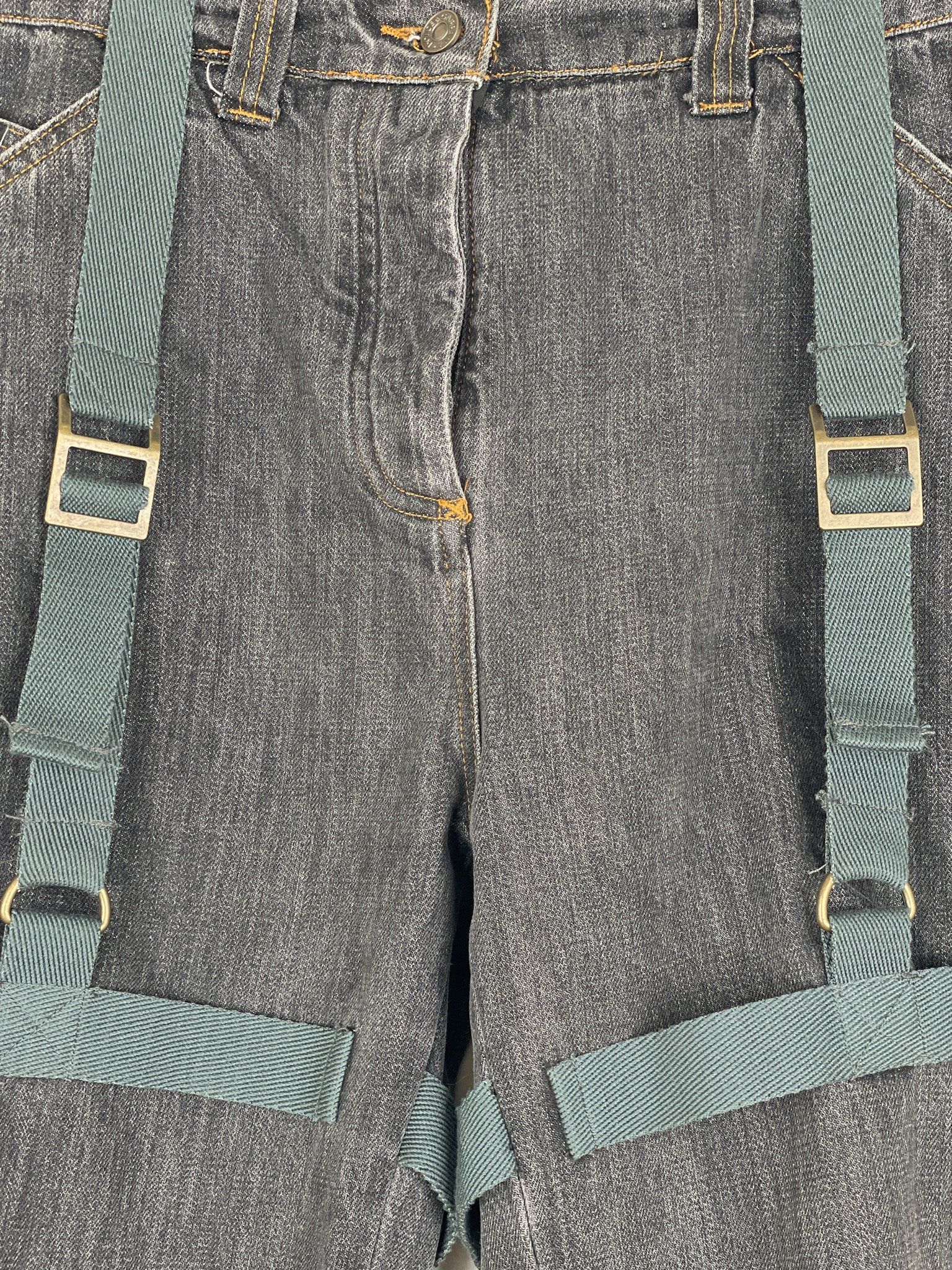 Dolce & Gabbana AW03 Bondage Harness Denim Jeans Size US 38 / EU 54 - 5 Thumbnail