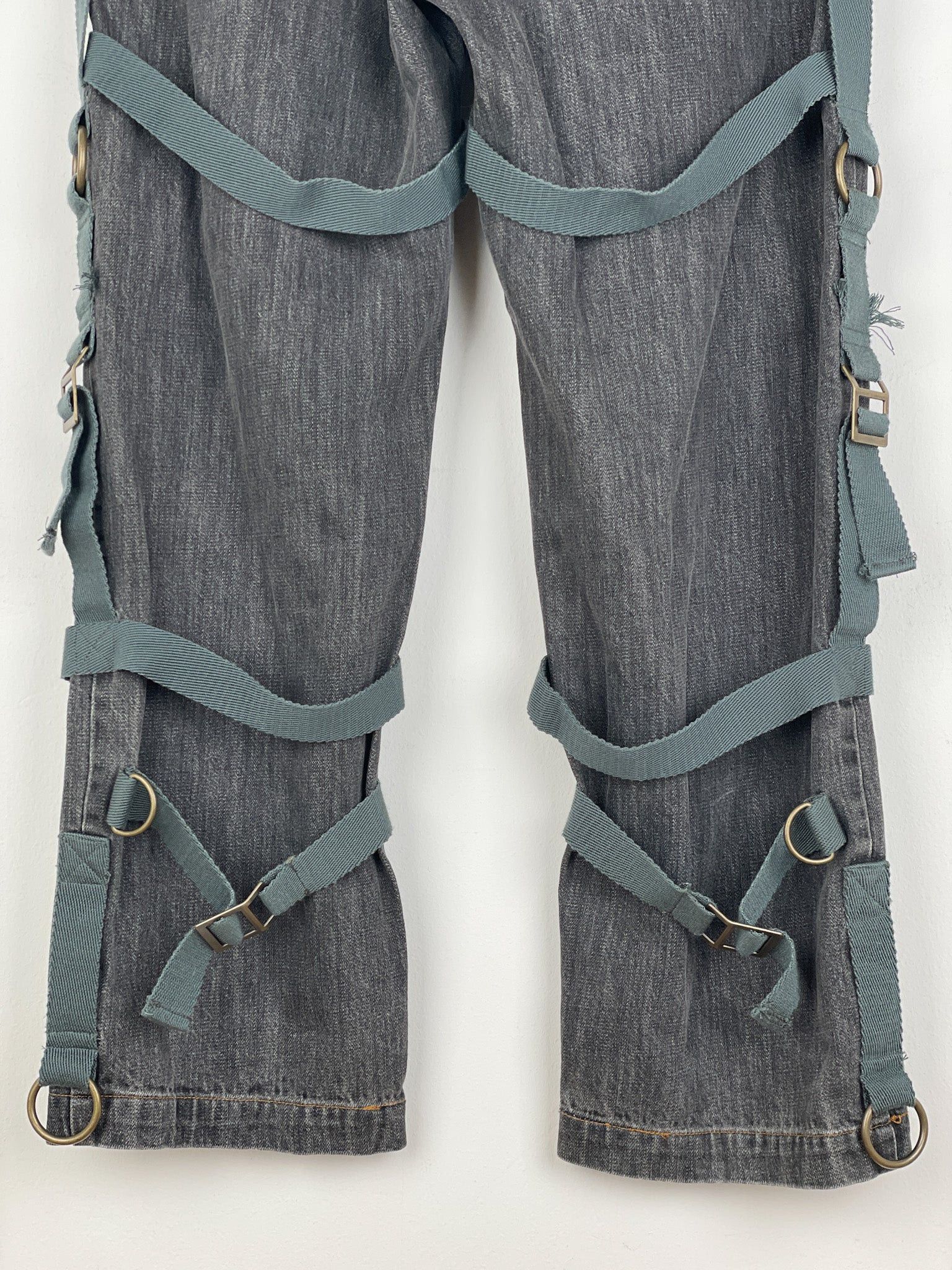 Dolce & Gabbana AW03 Bondage Harness Denim Jeans Size US 38 / EU 54 - 17 Thumbnail