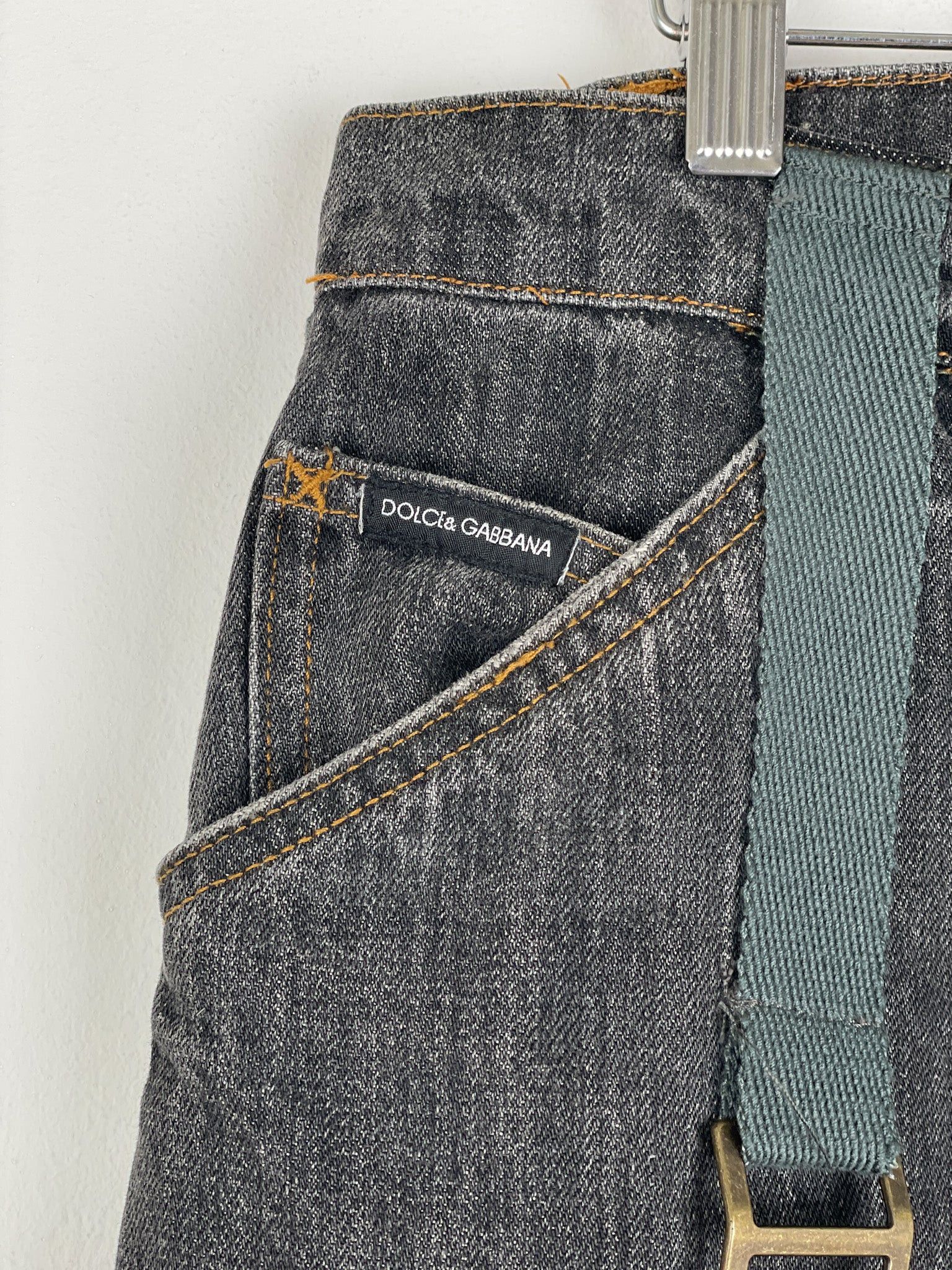 Dolce & Gabbana AW03 Bondage Harness Denim Jeans Size US 38 / EU 54 - 9 Thumbnail