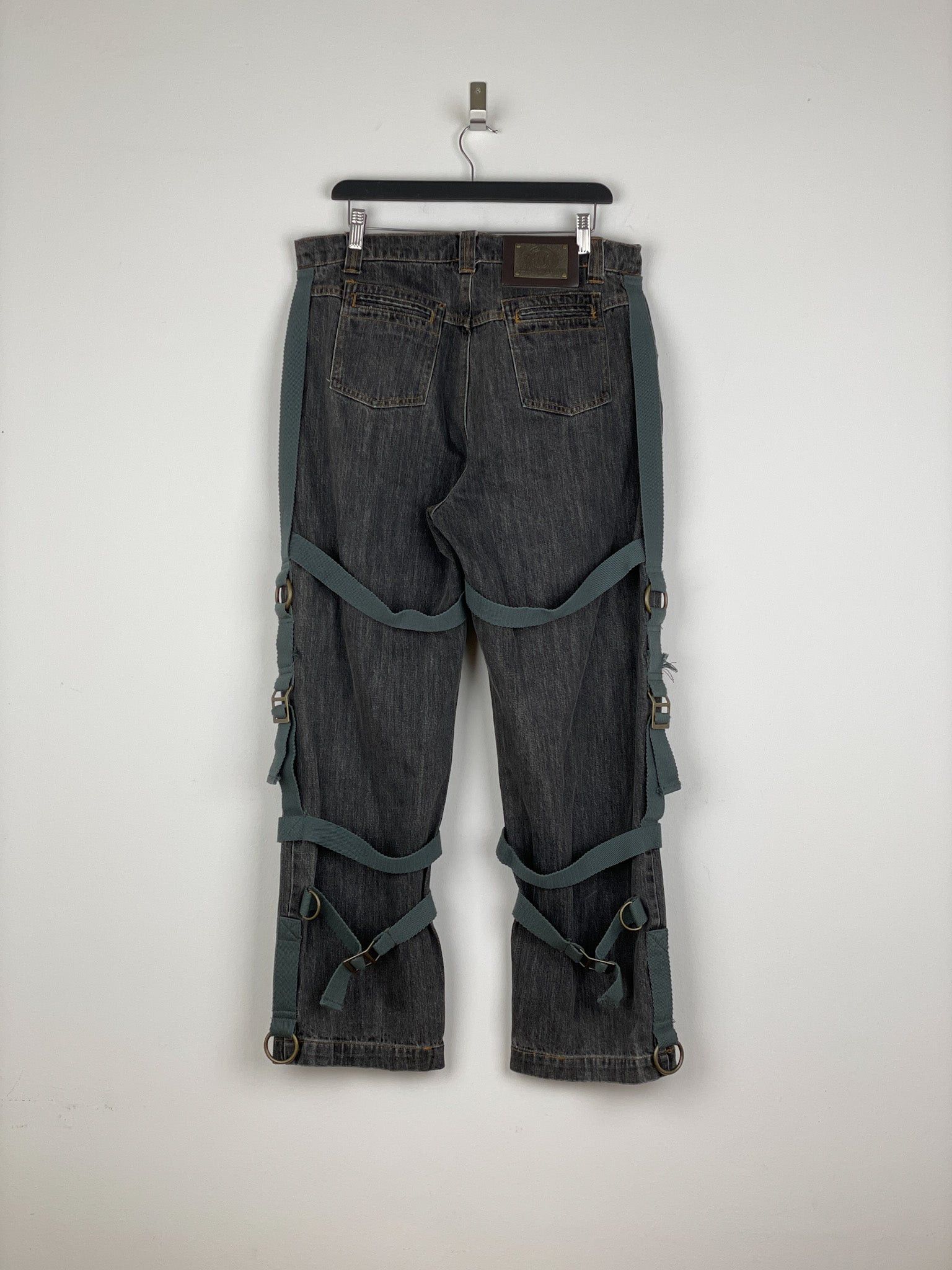 Dolce & Gabbana AW03 Bondage Harness Denim Jeans Size US 38 / EU 54 - 2 Thumbnail