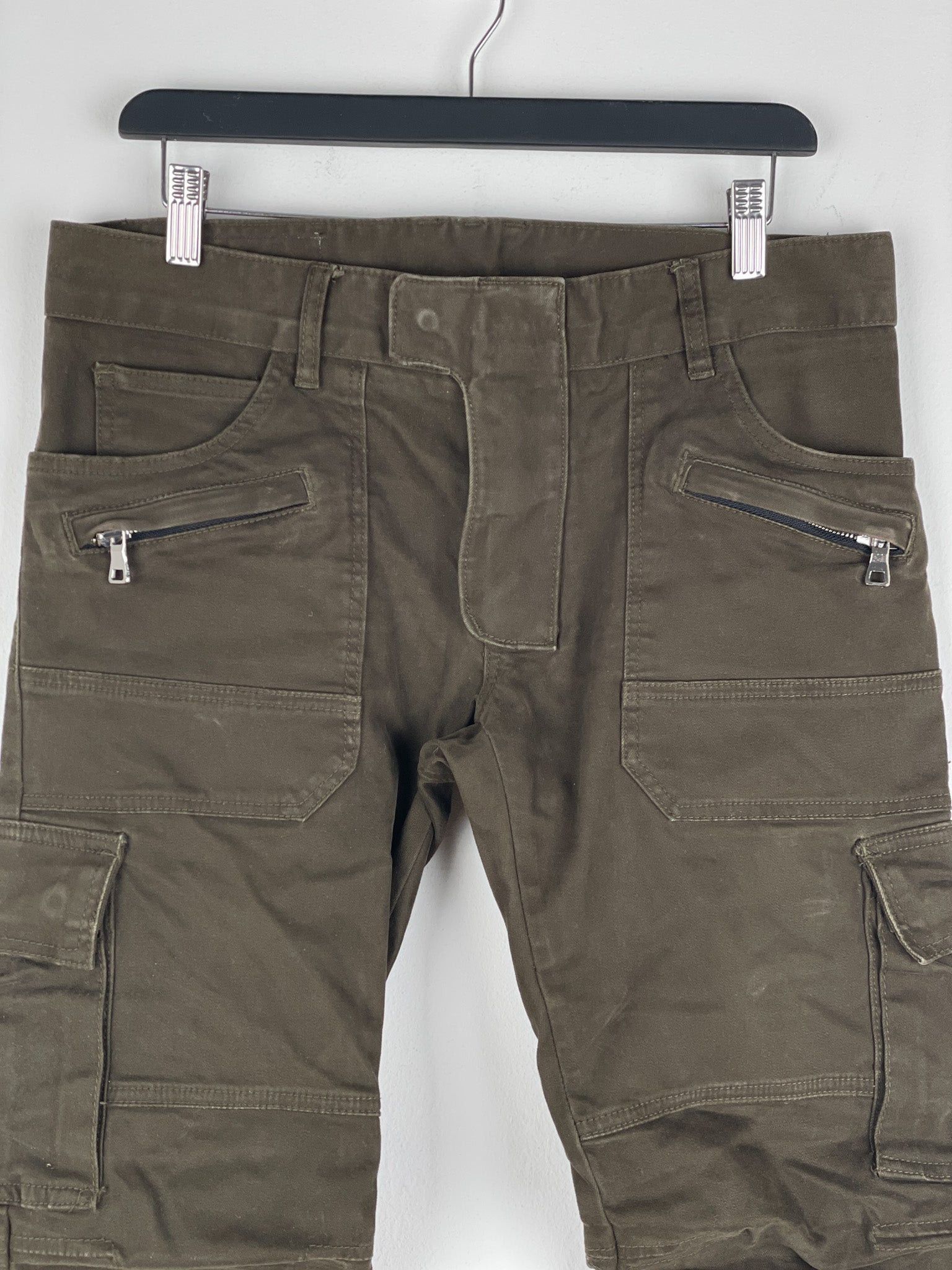 Balmain SS11 Decarnin Biker Cargo Pants Size US 32 / EU 48 - 3 Thumbnail