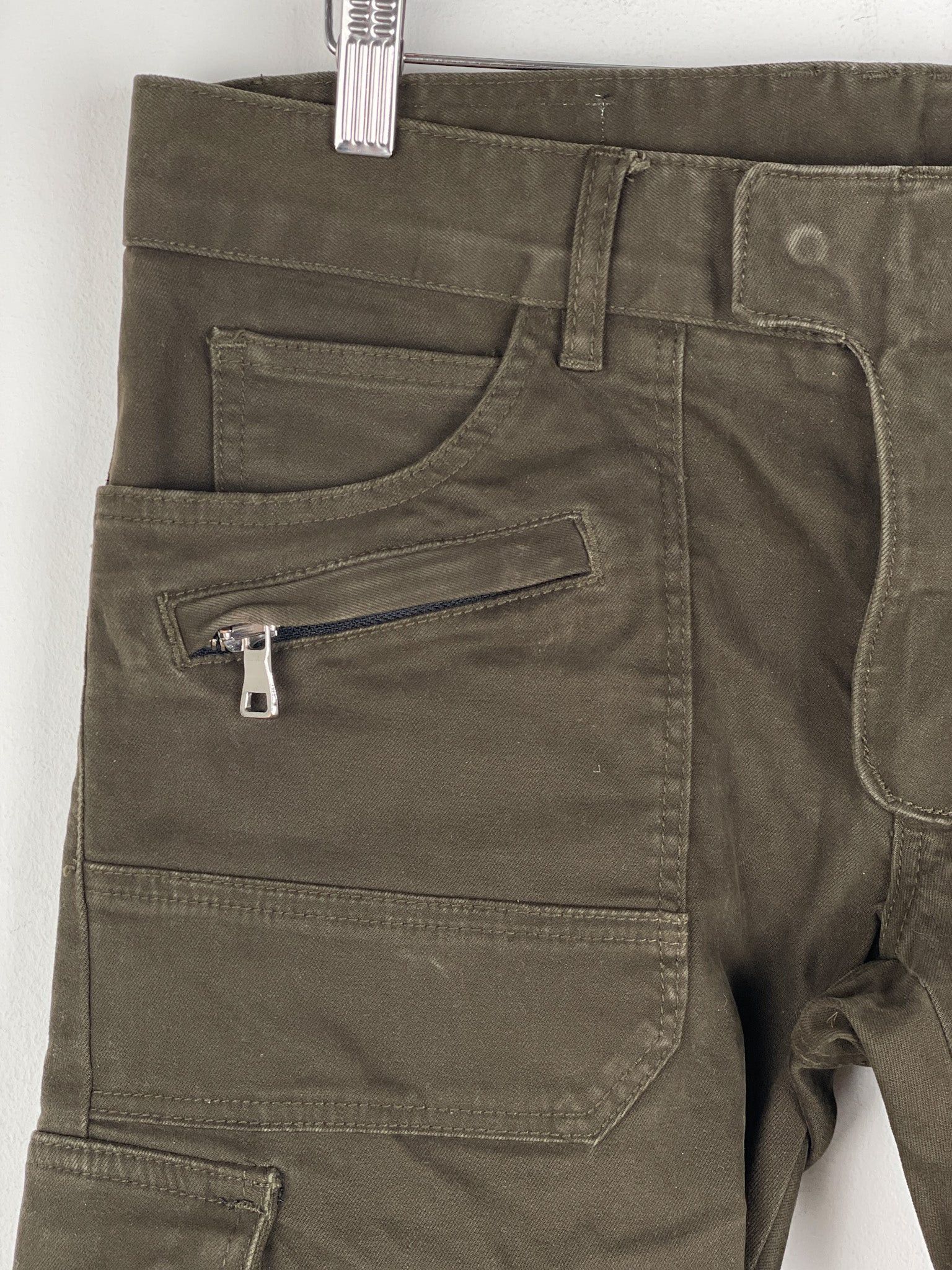 Balmain SS11 Decarnin Biker Cargo Pants Size US 32 / EU 48 - 4 Thumbnail