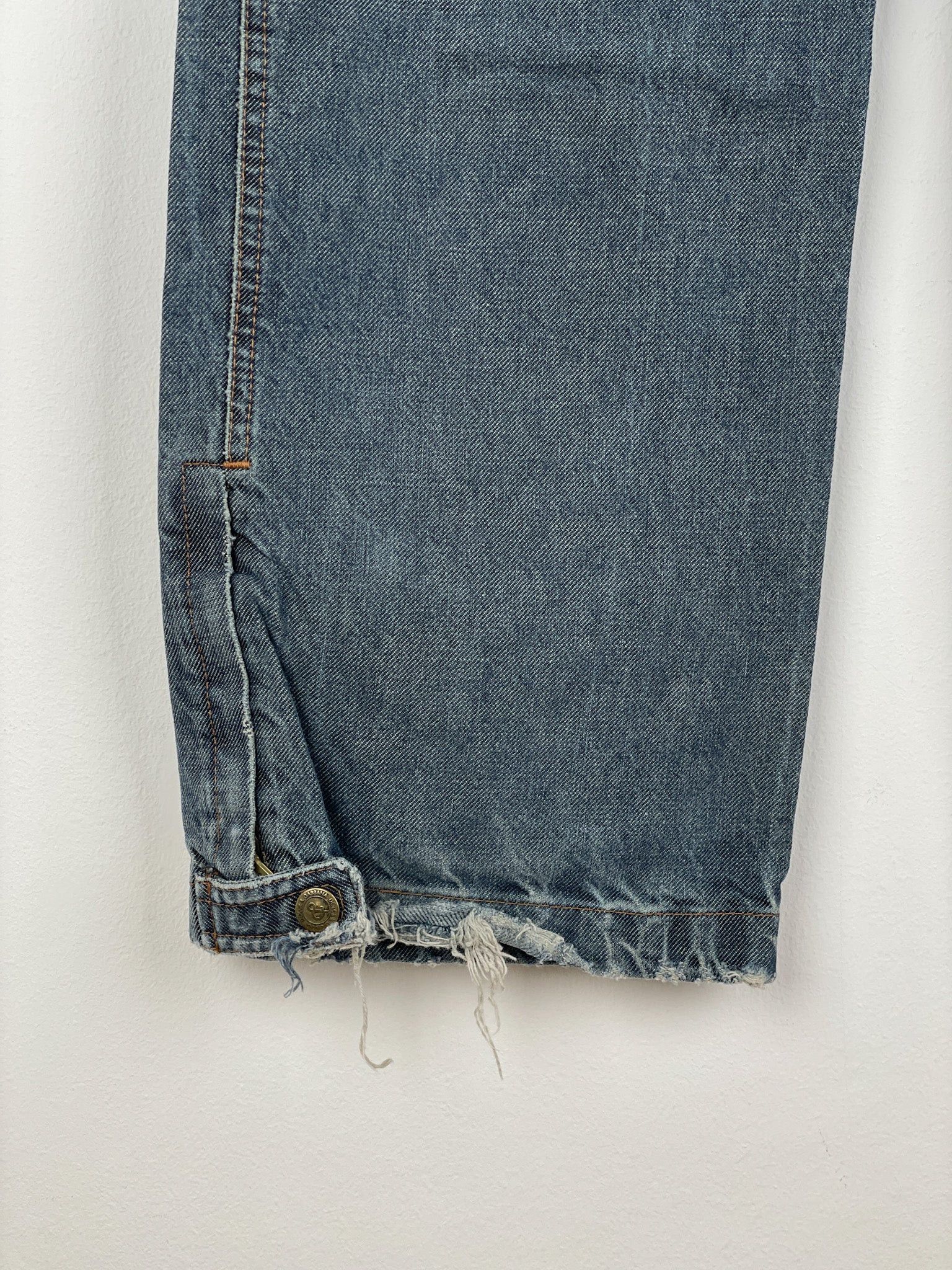 Dolce & Gabbana AW03 Double-Knee Denim Cargo Pants Size US 31 - 14 Thumbnail