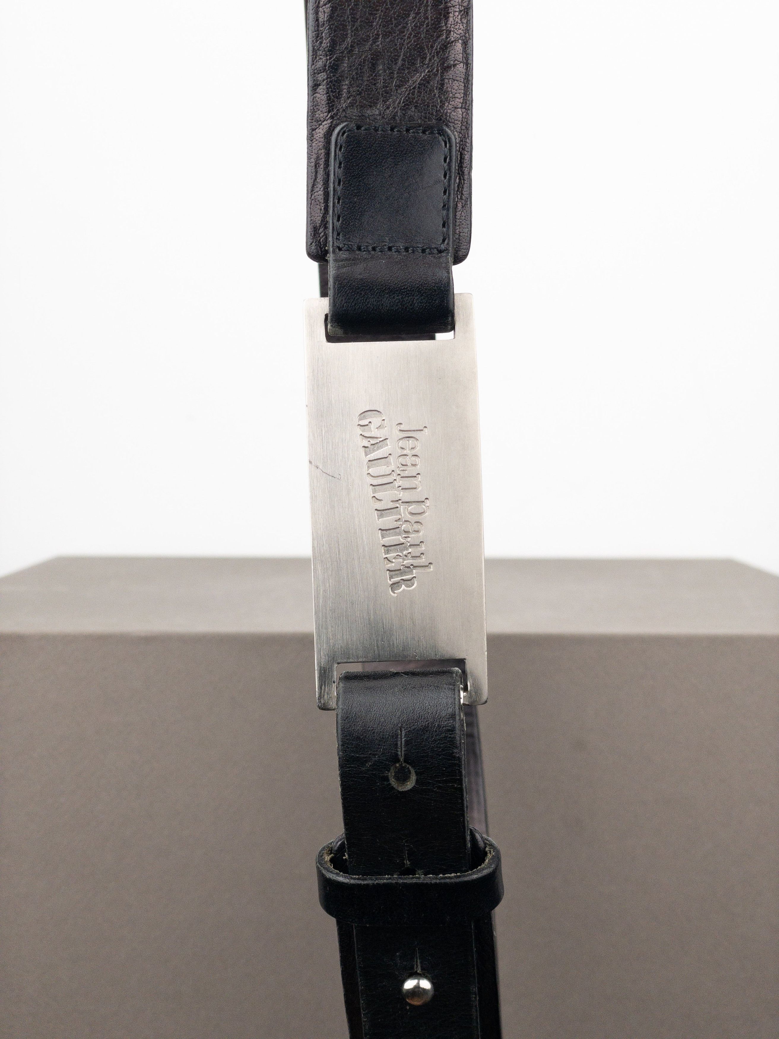 Jean Paul Gaultier 1990s Logo Buckle Belt Size ONE SIZE - 5 Thumbnail