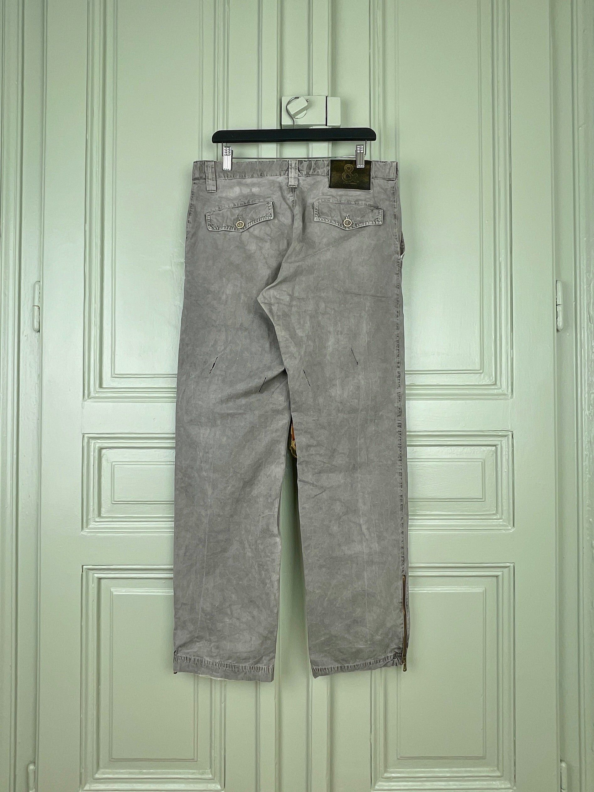 Dolce & Gabbana Stonewash Multi-Pocket Military Cargo Pants Size US 38 / EU 54 - 2 Thumbnail
