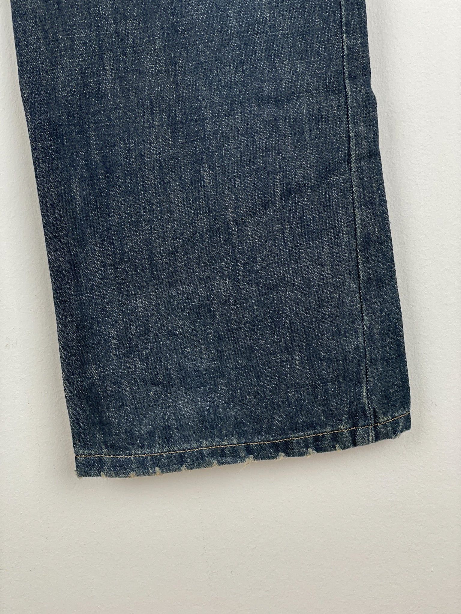 Gucci by Tom Ford SS02 Flared Sanded Bootcut Denim Jeans Size 32" / US 10 / IT 46 - 15 Thumbnail