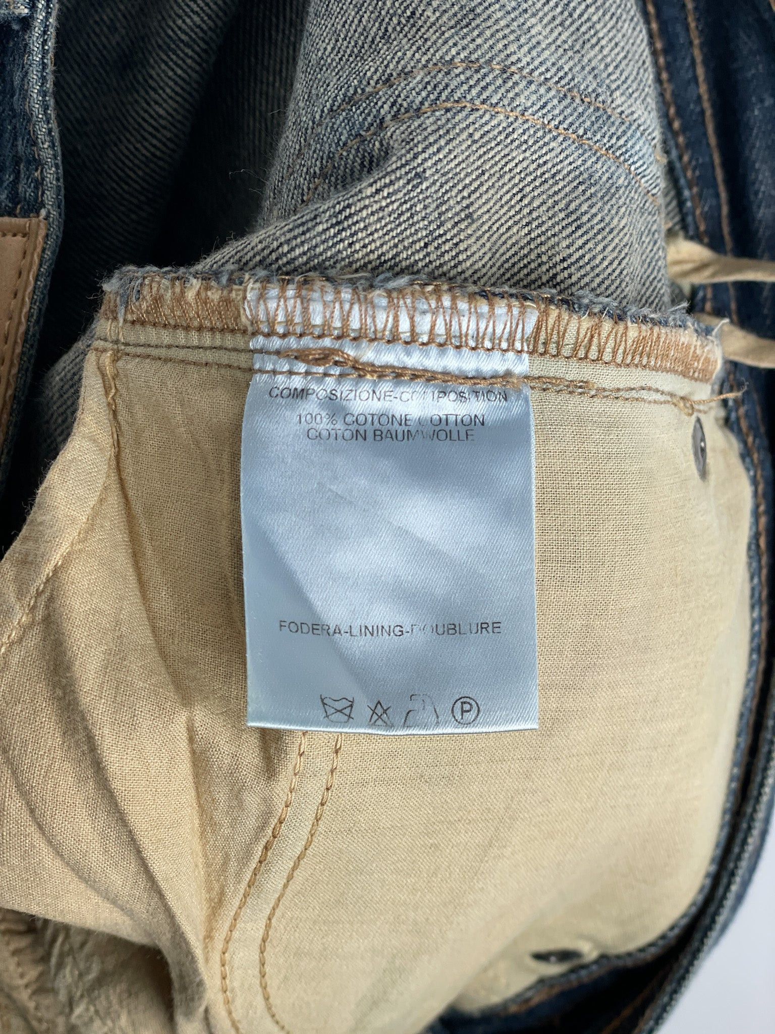Gucci by Tom Ford SS02 Flared Sanded Bootcut Denim Jeans Size 32" / US 10 / IT 46 - 12 Thumbnail