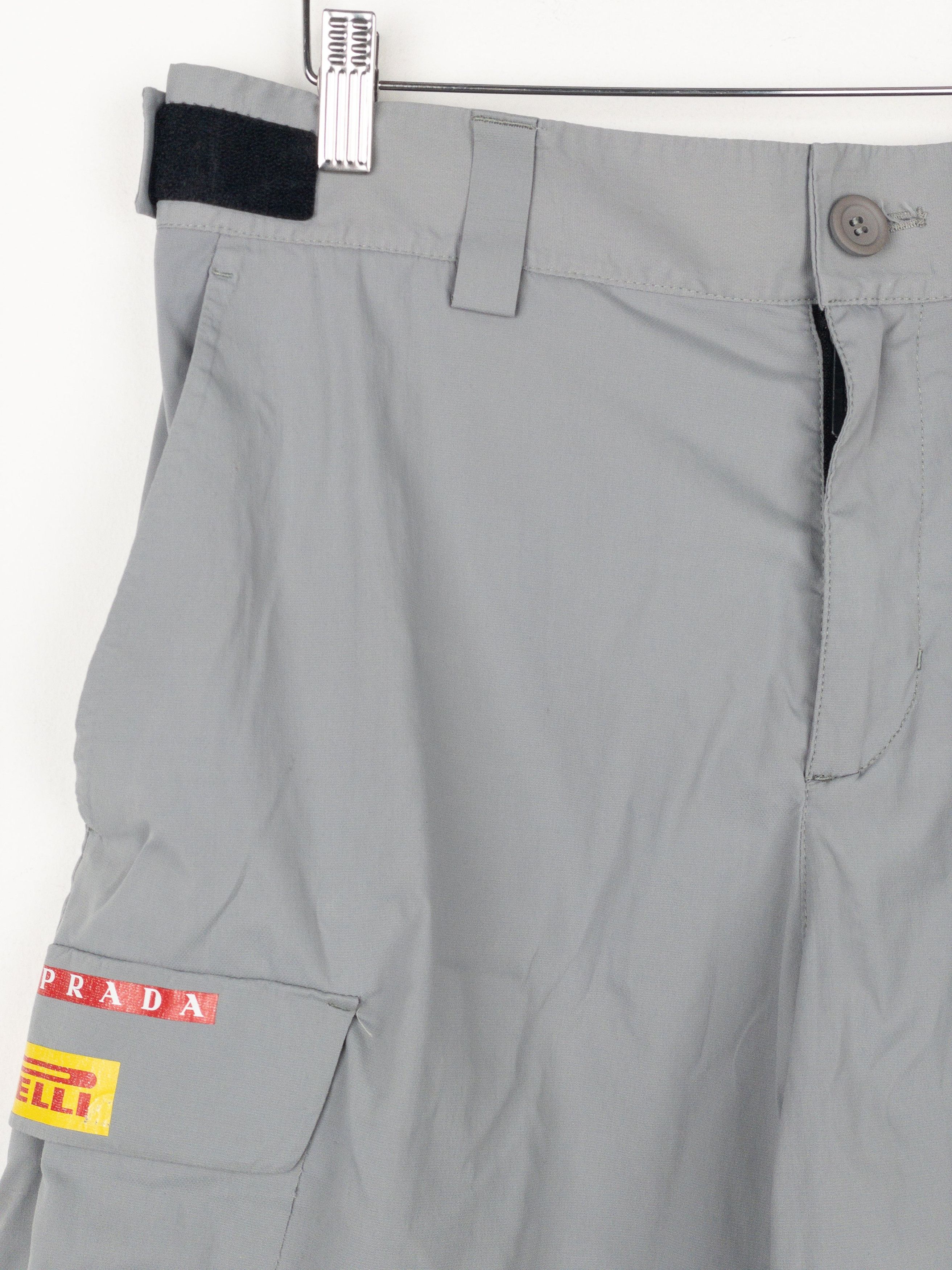 Prada Luna Rossa 2023 American Cup Sailing Cargo Shorts Size US 30 / EU 46 - 7 Thumbnail