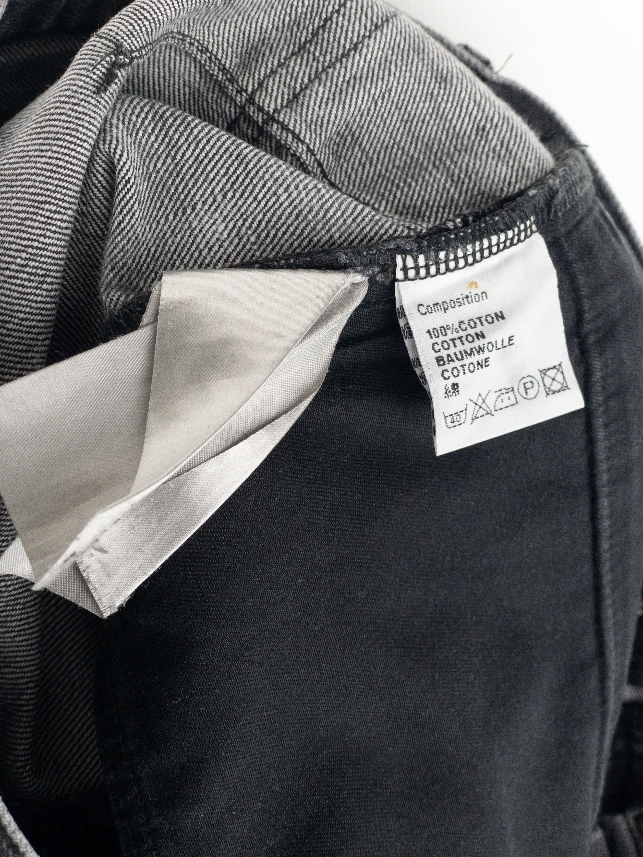 Dior Homme by Hedi Slimane Repaired Denim Jeans Size US 30 / EU 46 - 8 Thumbnail