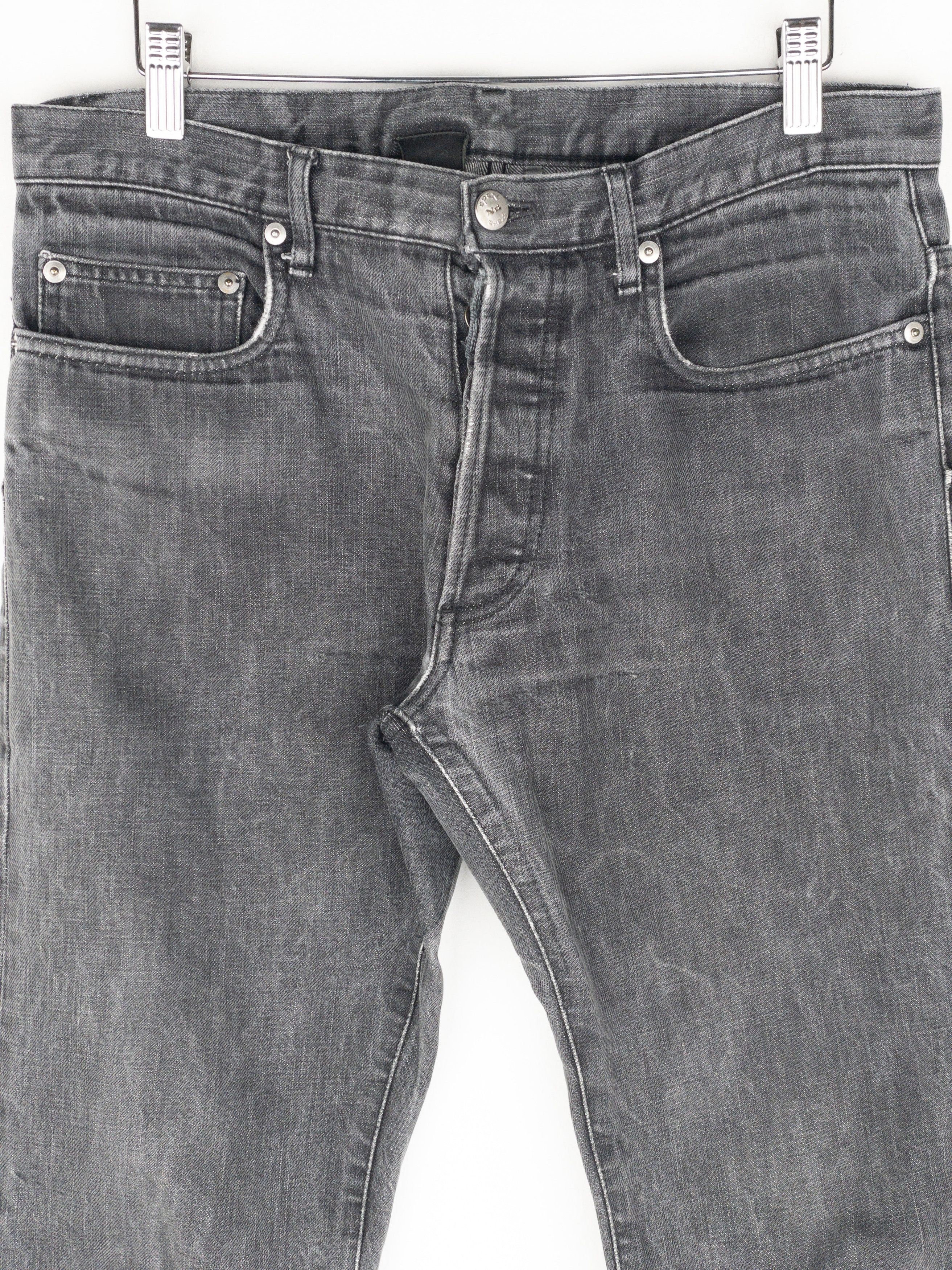 Dior Homme by Hedi Slimane Repaired Denim Jeans Size US 30 / EU 46 - 3 Thumbnail
