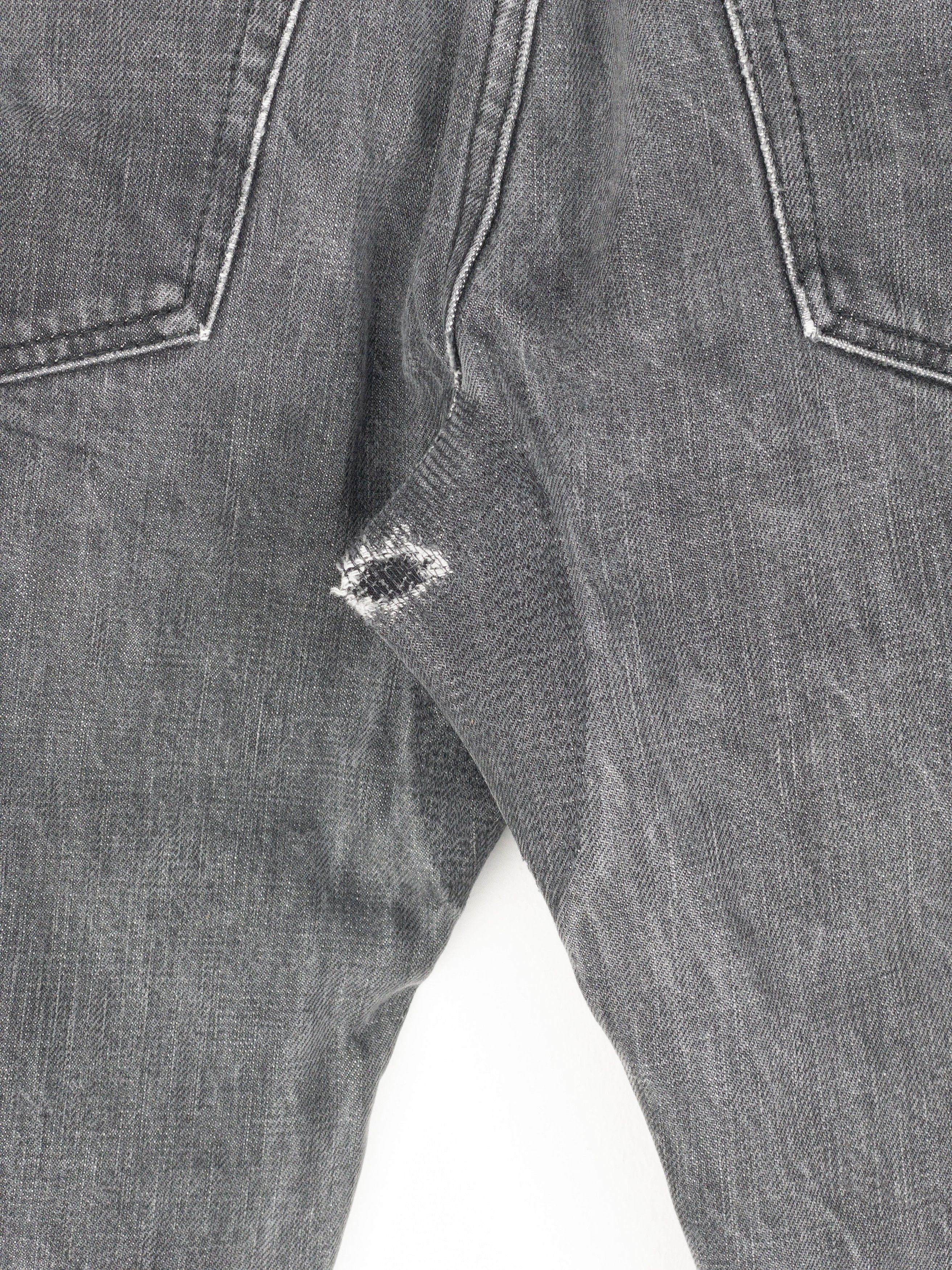 Dior Homme by Hedi Slimane Repaired Denim Jeans Size US 30 / EU 46 - 5 Thumbnail
